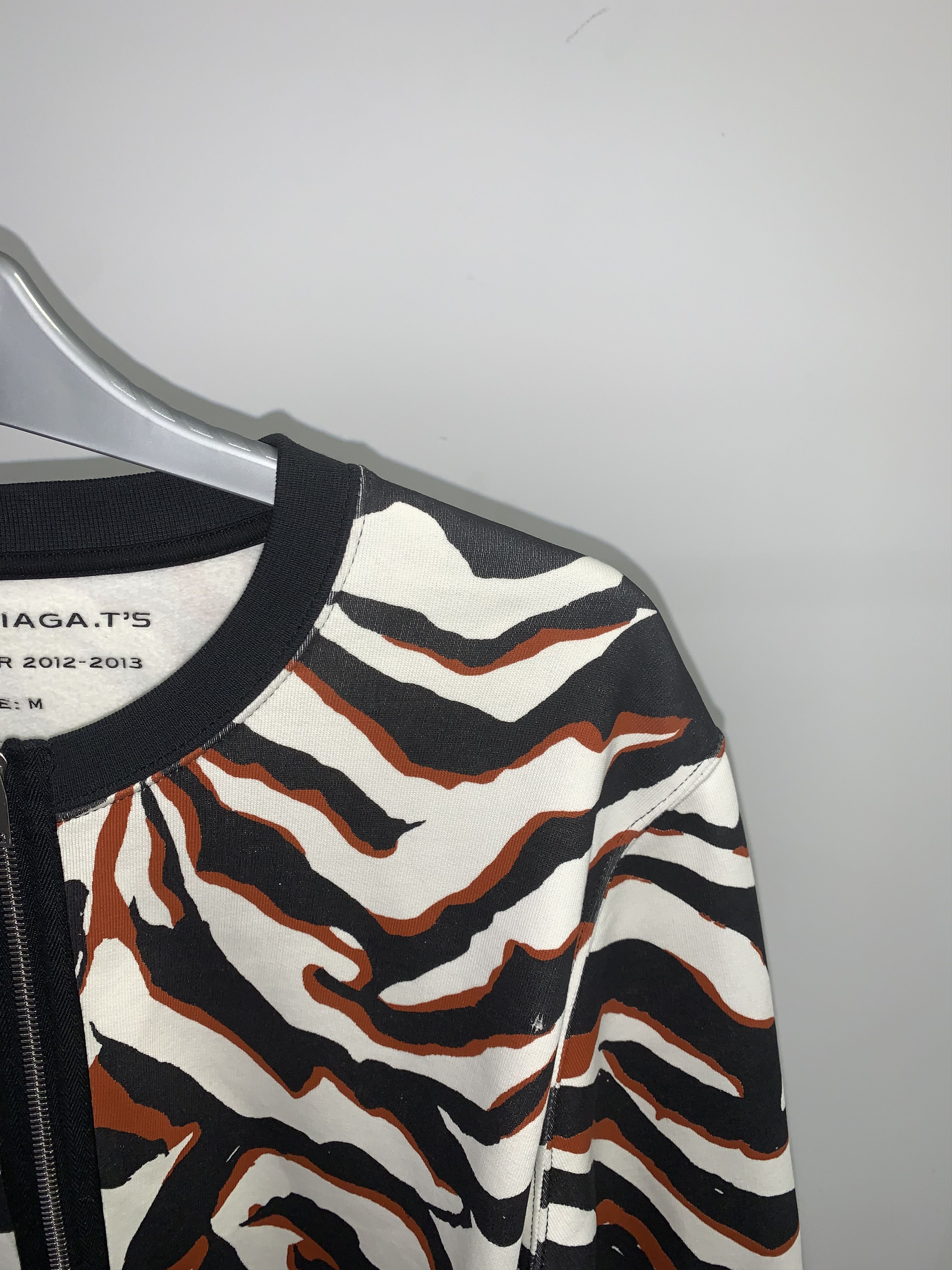 Balenciaga FW 12/13 Balenciaga Nicolas Ghesquiere Zebra Print Track. Size US M / EU 48-50 / 2 - 3 Thumbnail
