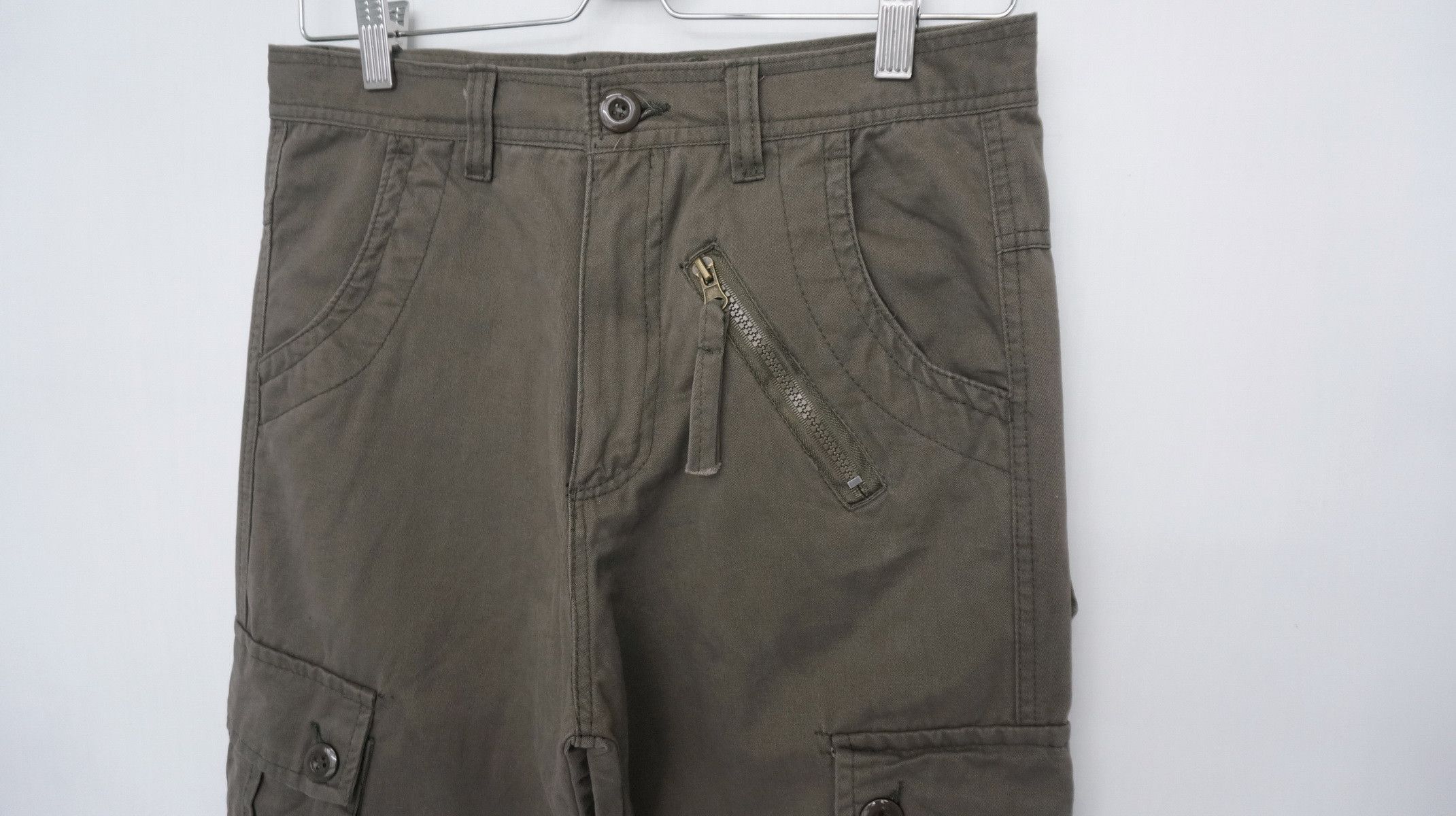 Japanese Brand Japanese Custom Made Cargo Tactical Pants Size US 29 - 6 Thumbnail