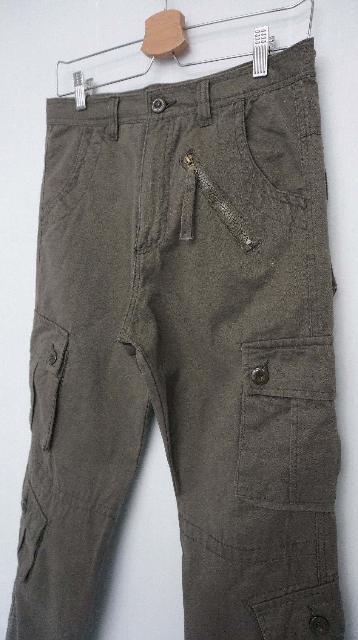 Japanese Brand Japanese Custom Made Cargo Tactical Pants Size US 29 - 3 Thumbnail