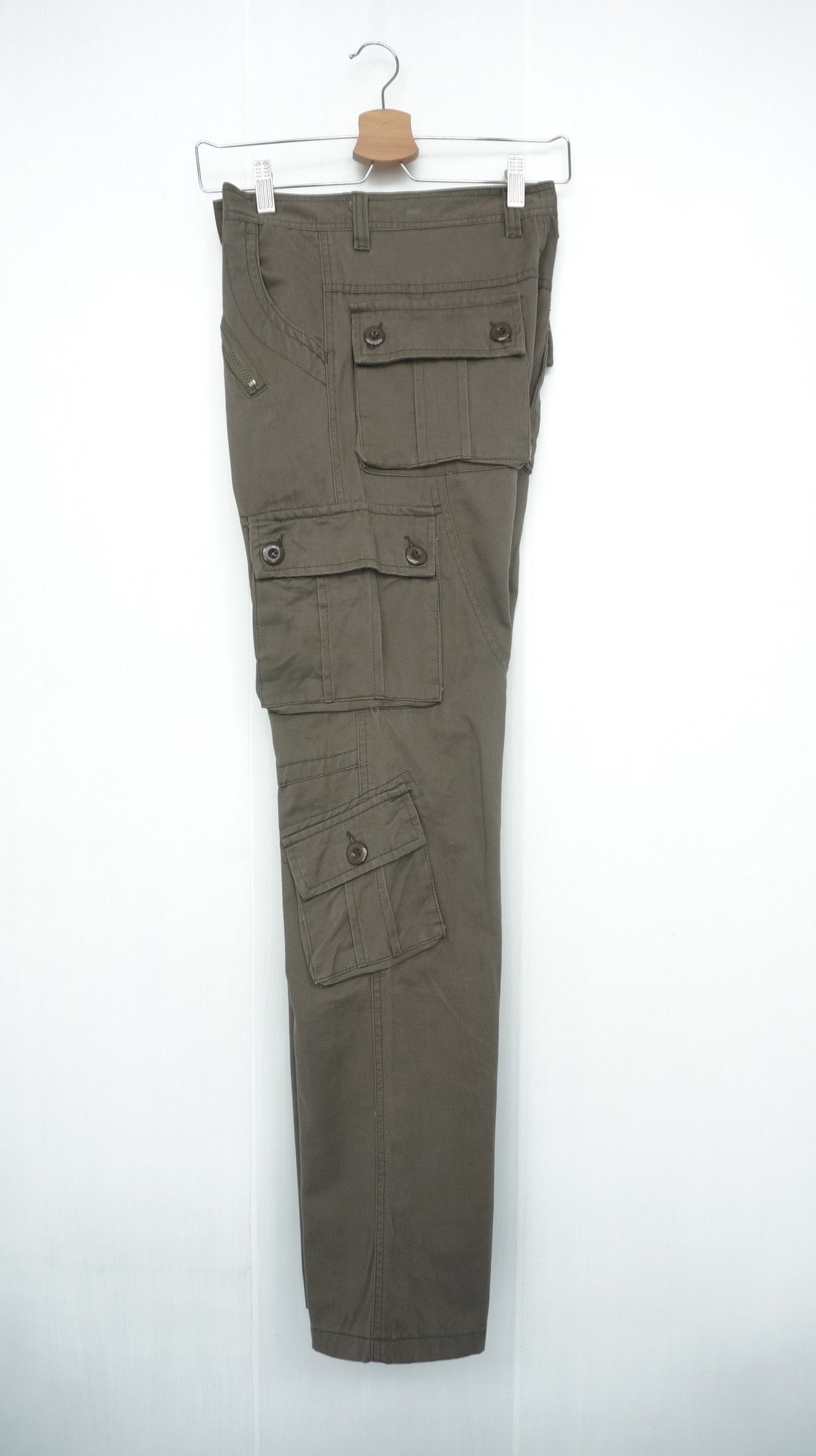 Japanese Brand Japanese Custom Made Cargo Tactical Pants Size US 29 - 4 Thumbnail