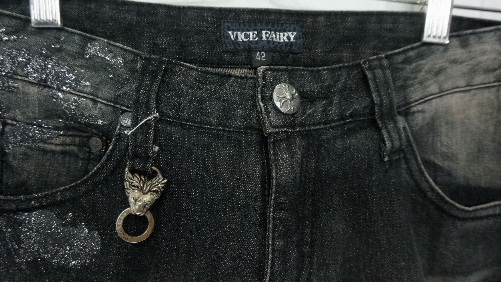 Japanese Brand Vintage VICE FAIRY Punk Skinny Distressed Ripped Jeans Size US 28 / EU 44 - 7 Thumbnail