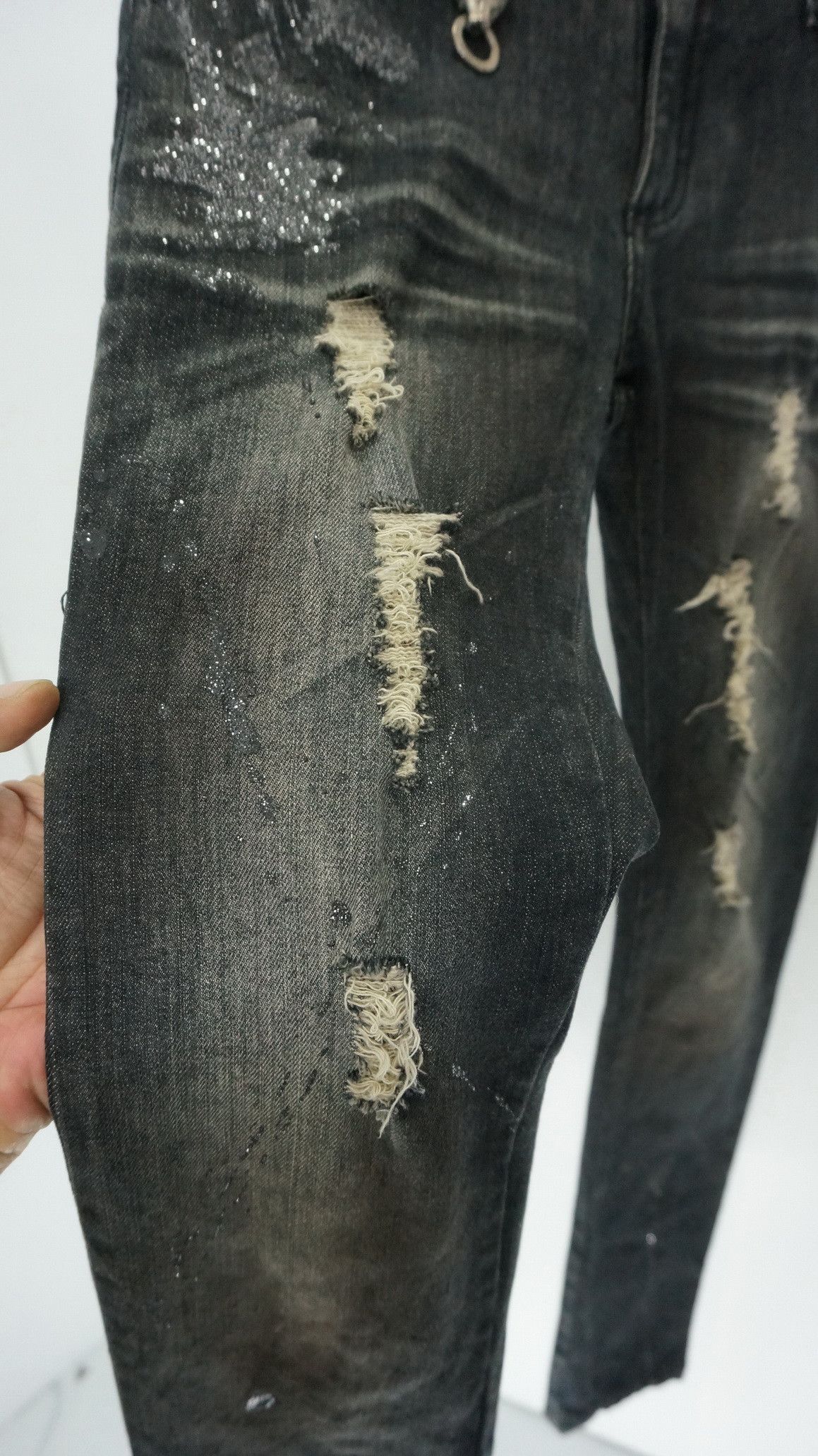 Japanese Brand Vintage VICE FAIRY Punk Skinny Distressed Ripped Jeans Size US 28 / EU 44 - 9 Thumbnail