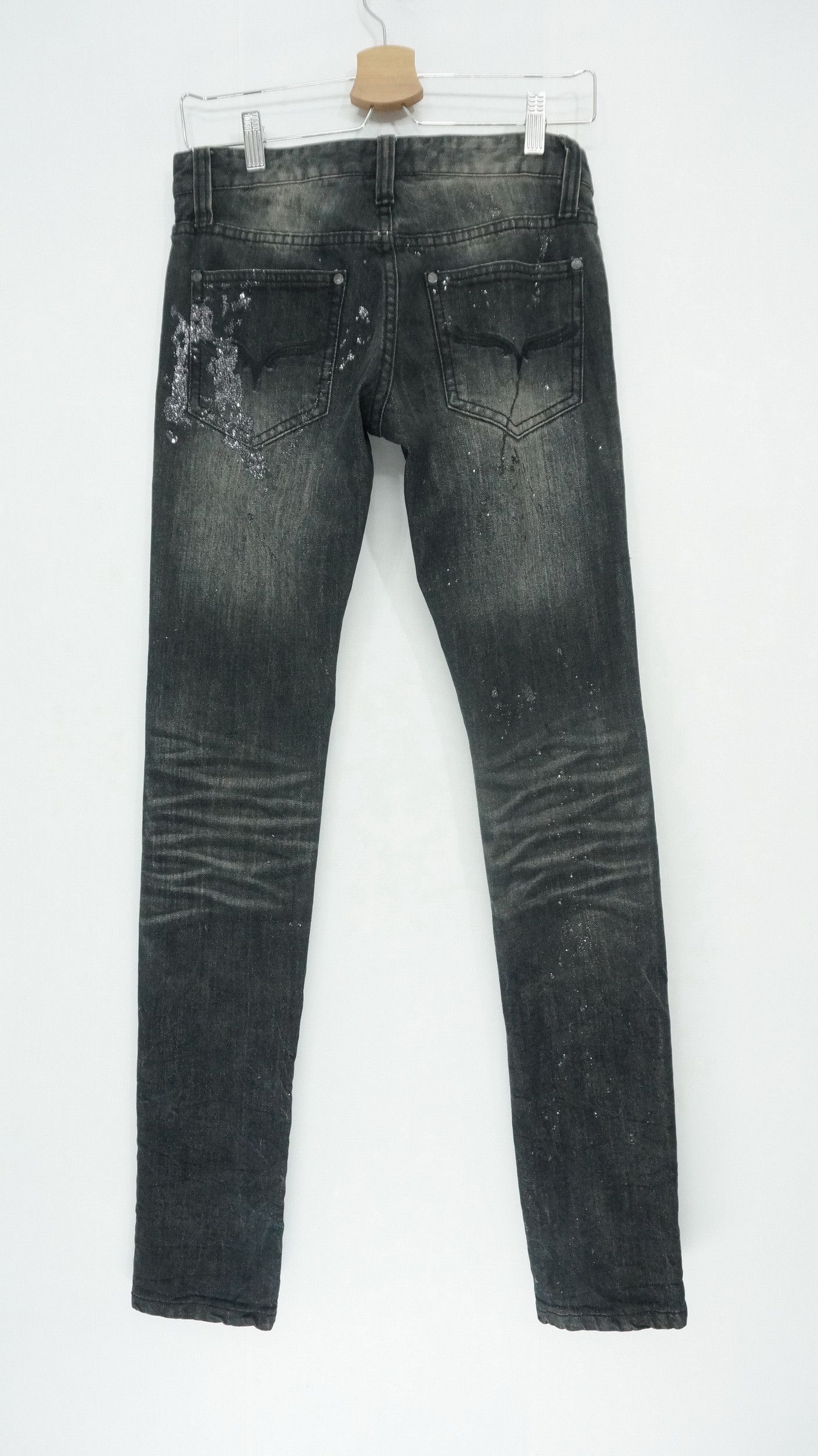 Japanese Brand Vintage VICE FAIRY Punk Skinny Distressed Ripped Jeans Size US 28 / EU 44 - 2 Thumbnail