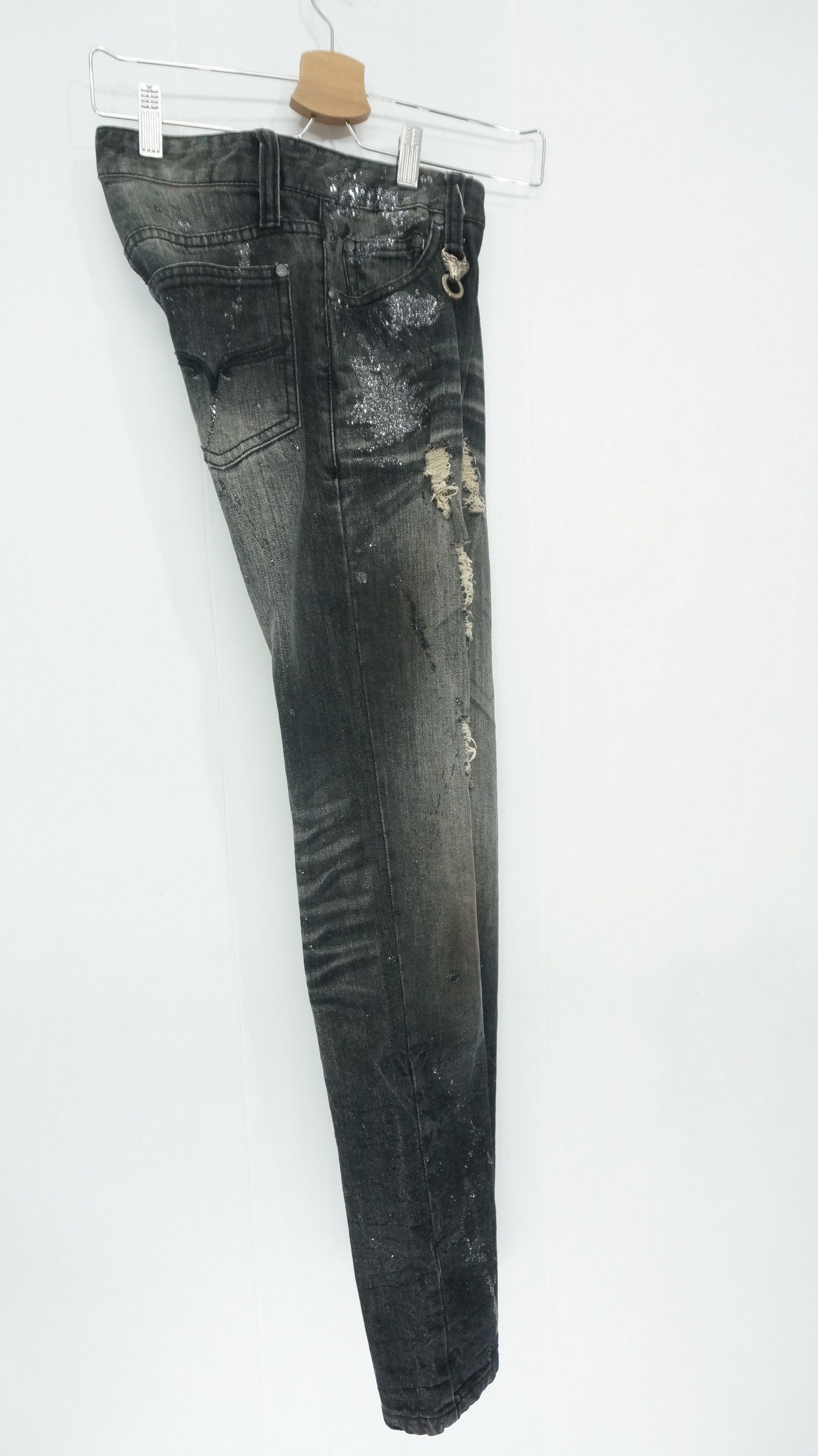 Japanese Brand Vintage VICE FAIRY Punk Skinny Distressed Ripped Jeans Size US 28 / EU 44 - 3 Thumbnail