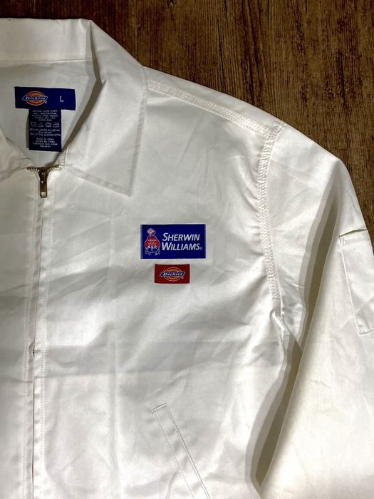 Vintage Vintage Dickies Sherwin Williams painter jacket white