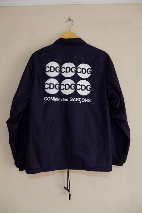 cdg coach jacket sizing