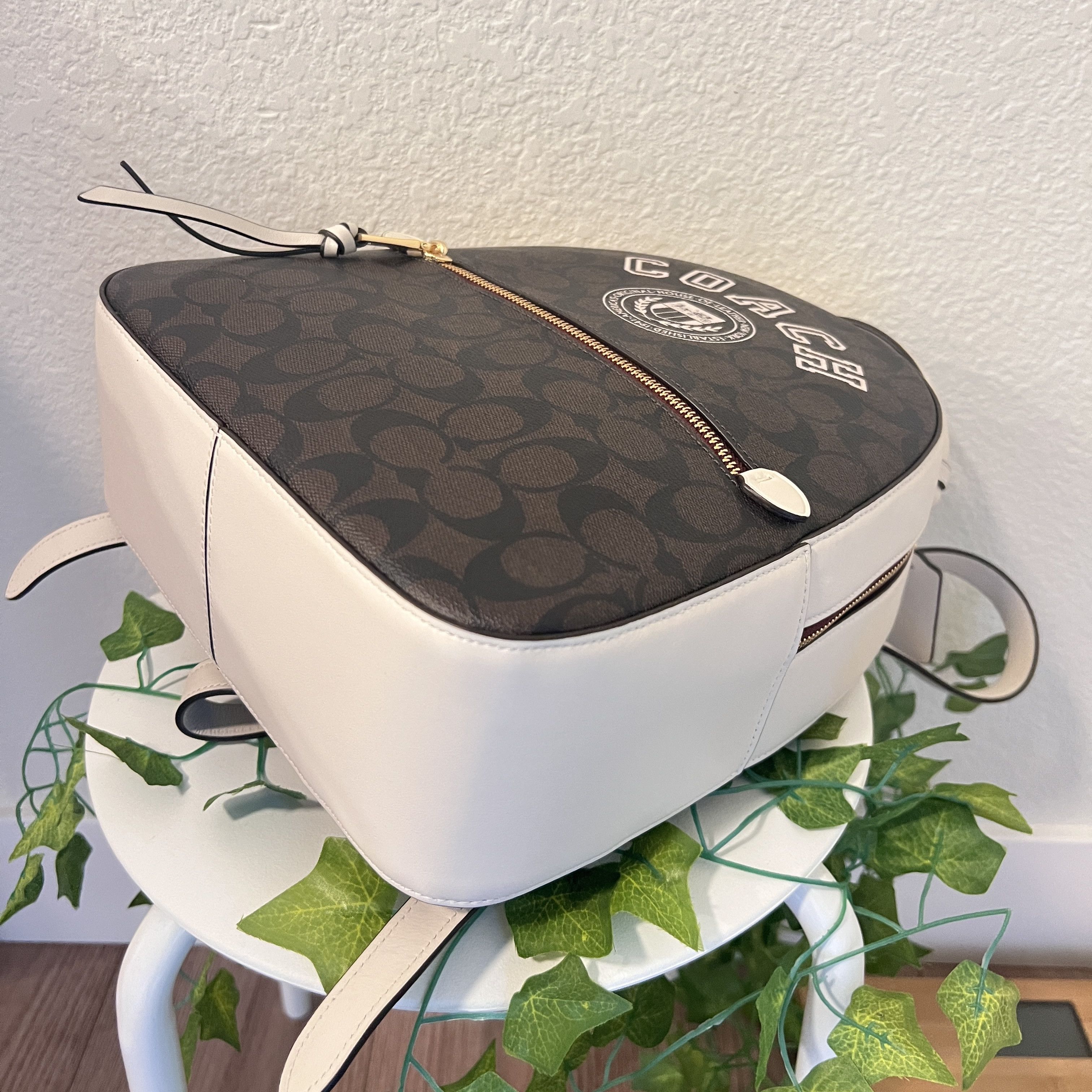 coach Jordyn Backpack In Signature Canvas With Varsity Motif