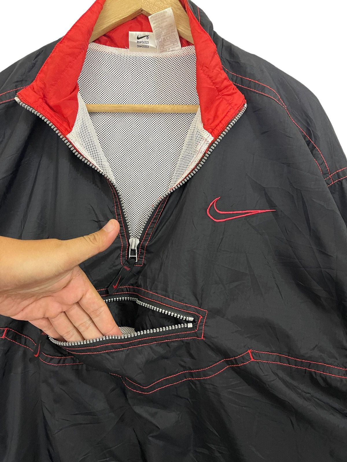 Nike × Vintage Vintage nike jacket pullover nike swoosh logo Size US M / EU 48-50 / 2 - 7 Thumbnail