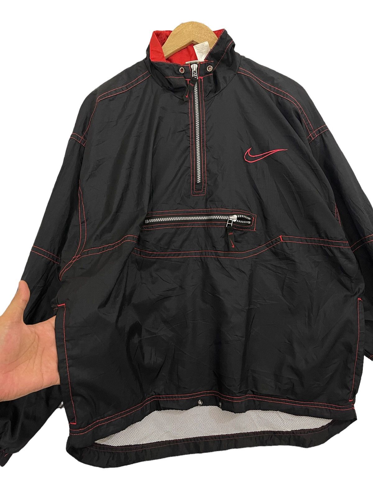 Nike × Vintage Vintage nike jacket pullover nike swoosh logo Size US M / EU 48-50 / 2 - 6 Thumbnail