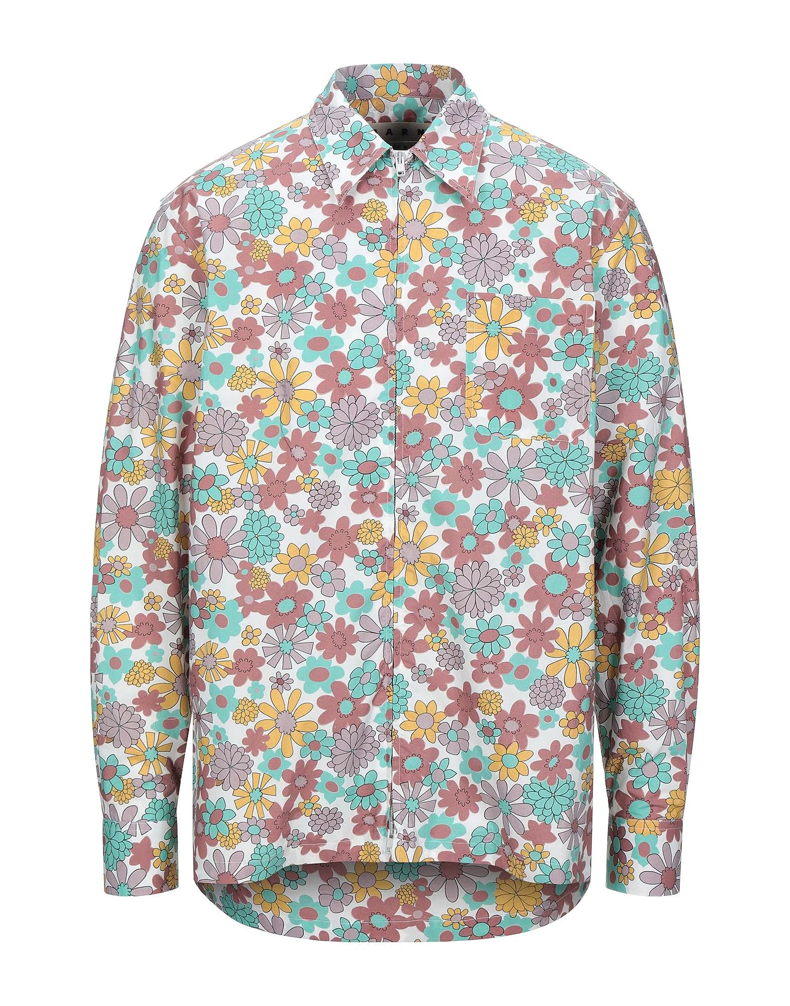 Marni Patterned shirts in White Size US M / EU 48-50 / 2 - 1 Thumbnail