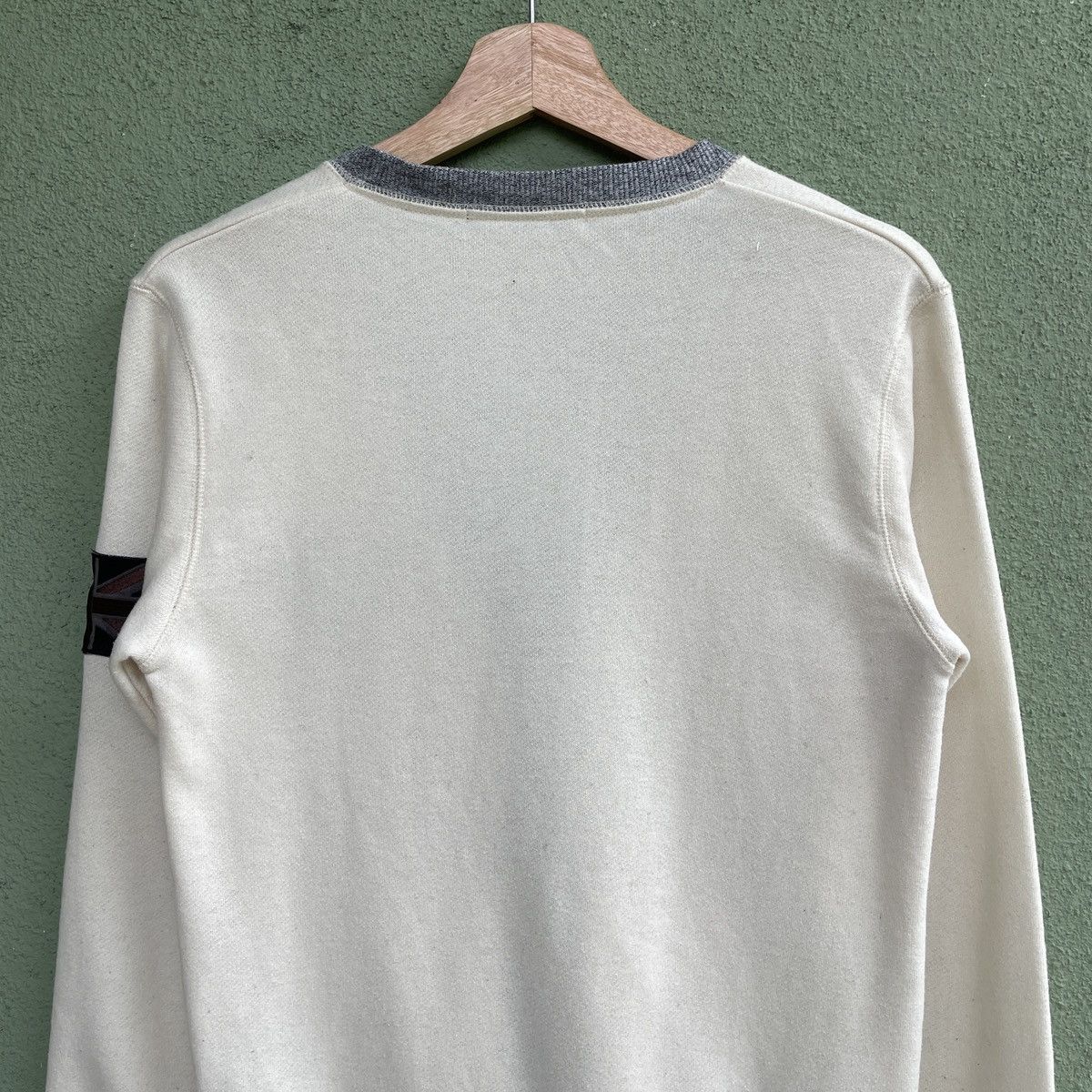 Japanese Brand APACHEE VINTAGE With British Patch Like Kurt Cobin Cardigan Size US S / EU 44-46 / 1 - 11 Thumbnail