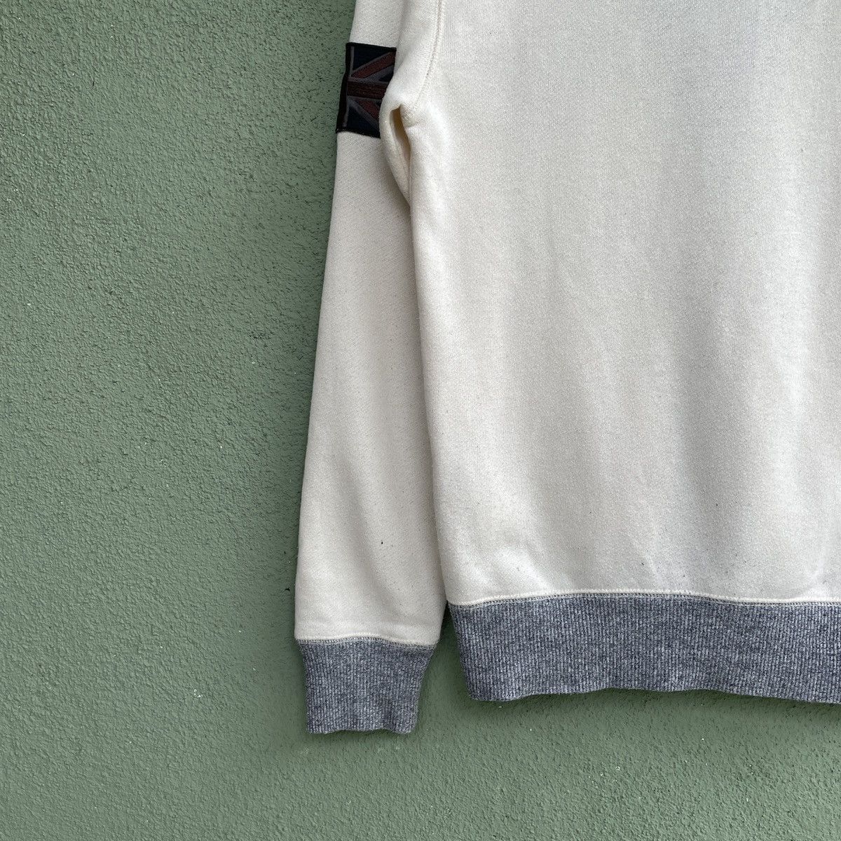 Japanese Brand APACHEE VINTAGE With British Patch Like Kurt Cobin Cardigan Size US S / EU 44-46 / 1 - 9 Thumbnail