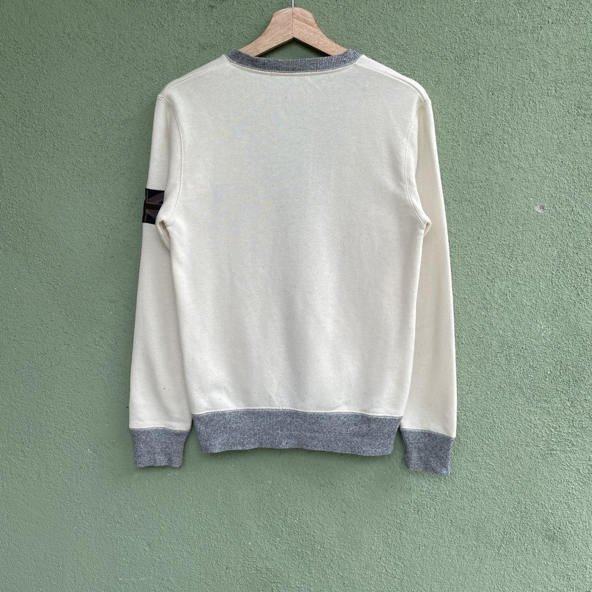 Japanese Brand APACHEE VINTAGE With British Patch Like Kurt Cobin Cardigan Size US S / EU 44-46 / 1 - 12 Thumbnail