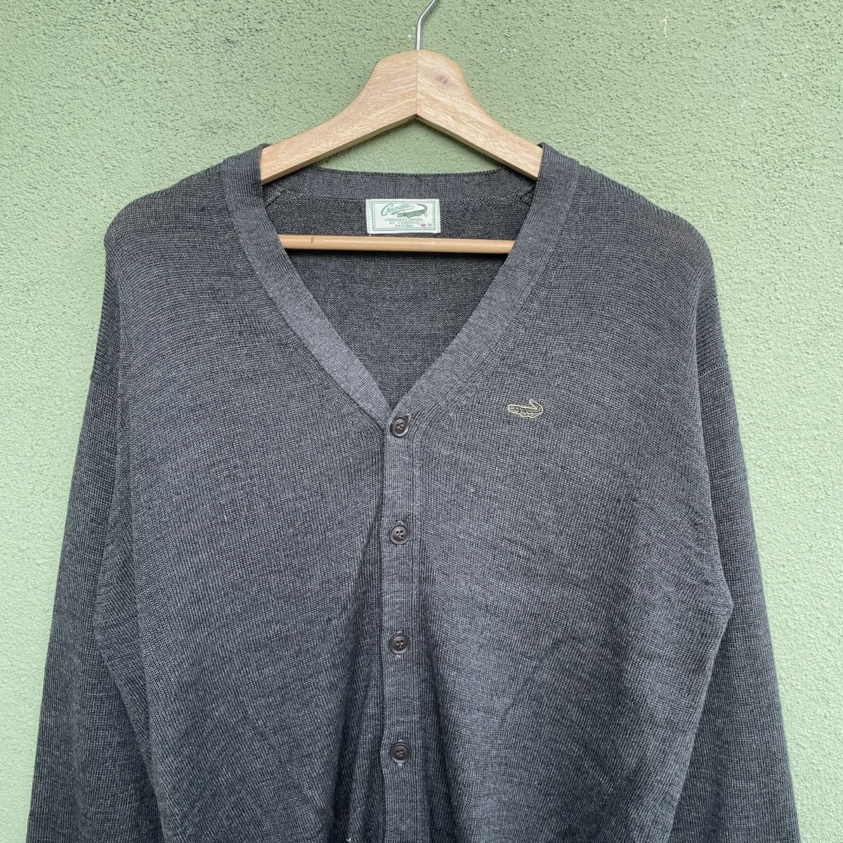 Aran Isles Knitwear Vintage CROCODILE Embroidery Small Logo Cardigan Knitwear!! Size US M / EU 48-50 / 2 - 5 Thumbnail