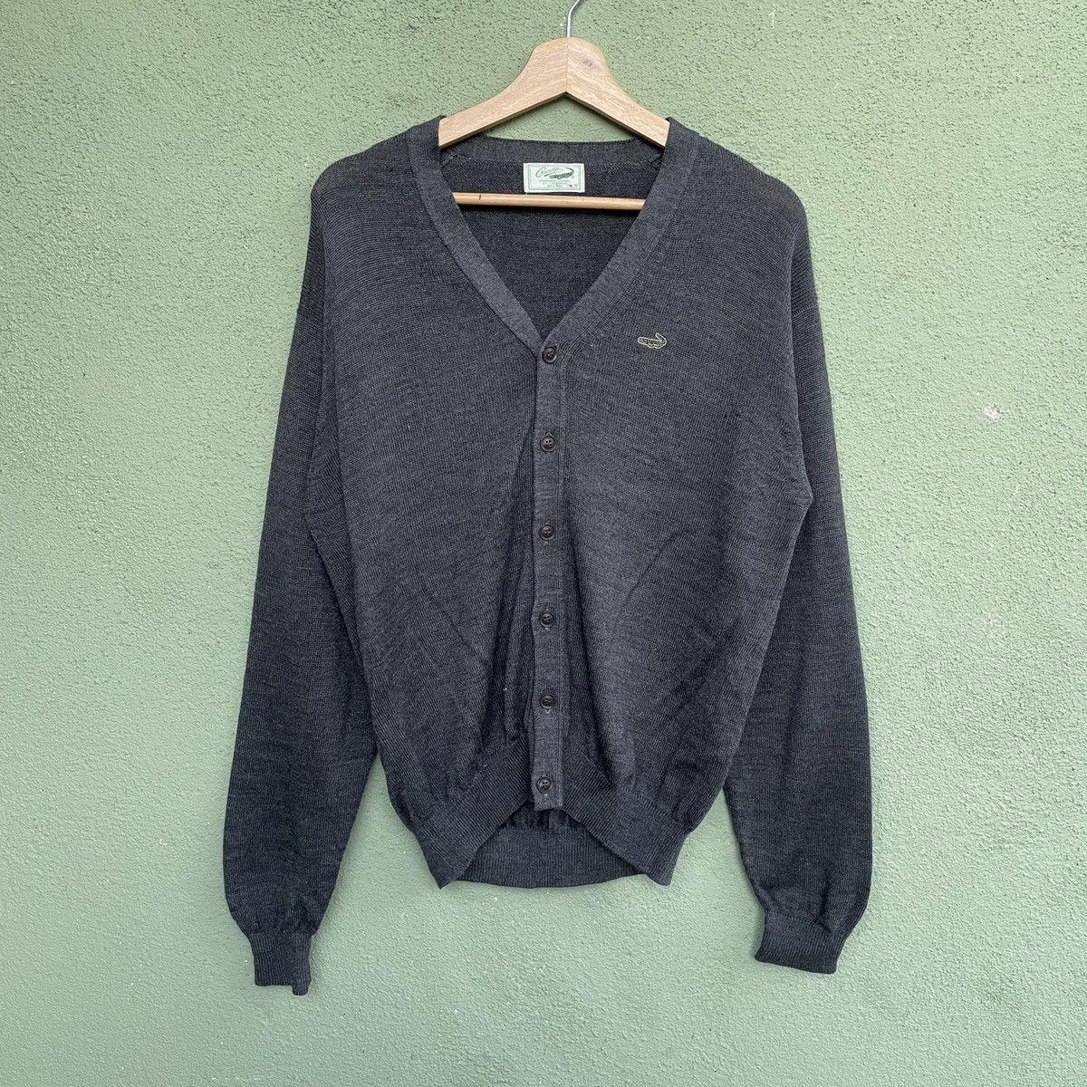 Aran Isles Knitwear Vintage CROCODILE Embroidery Small Logo Cardigan Knitwear!! Size US M / EU 48-50 / 2 - 1 Thumbnail