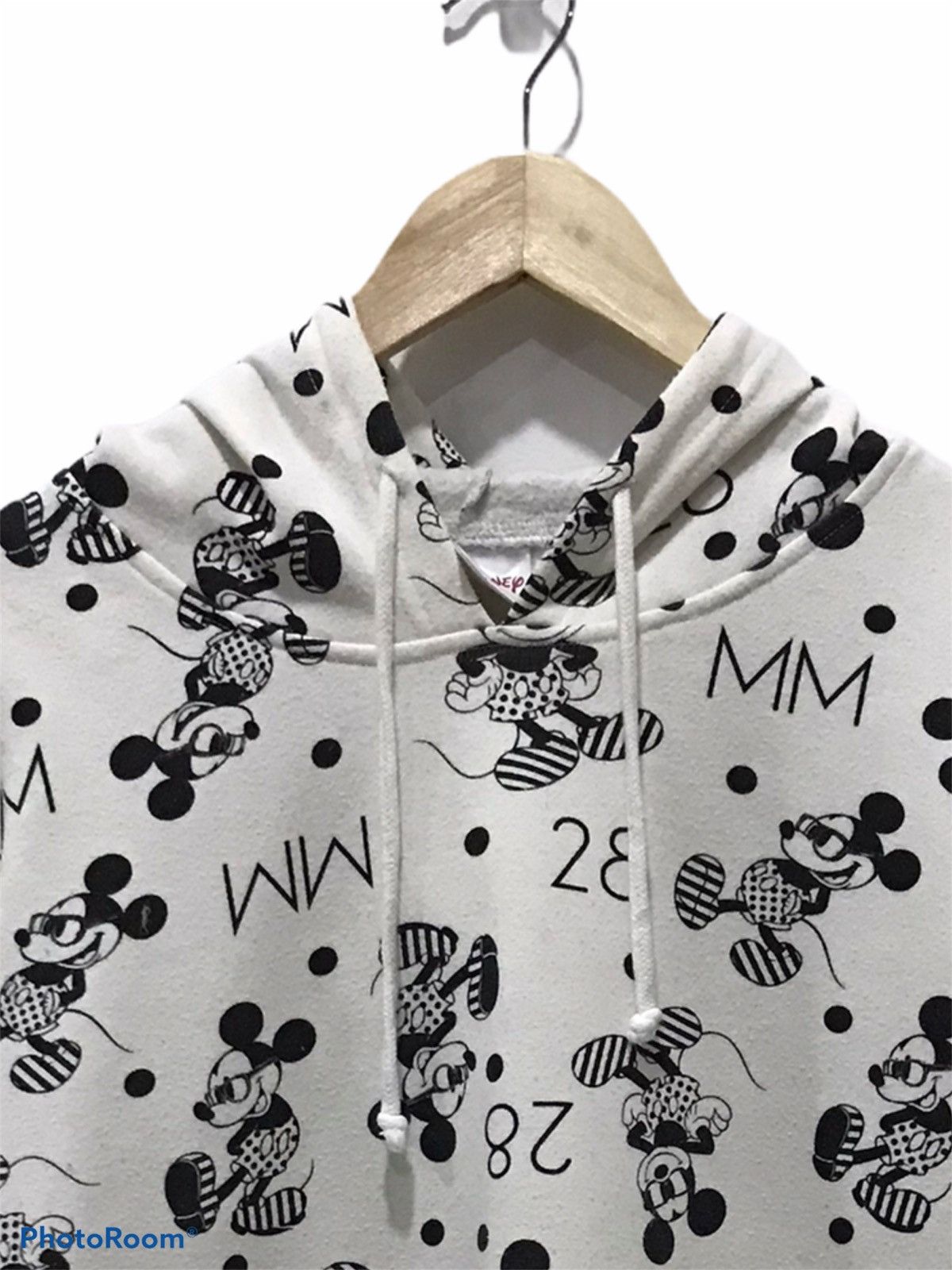 Disney Mickey Mouse overprint Logo Hooded sweatshirt Size US M / EU 48-50 / 2 - 3 Thumbnail