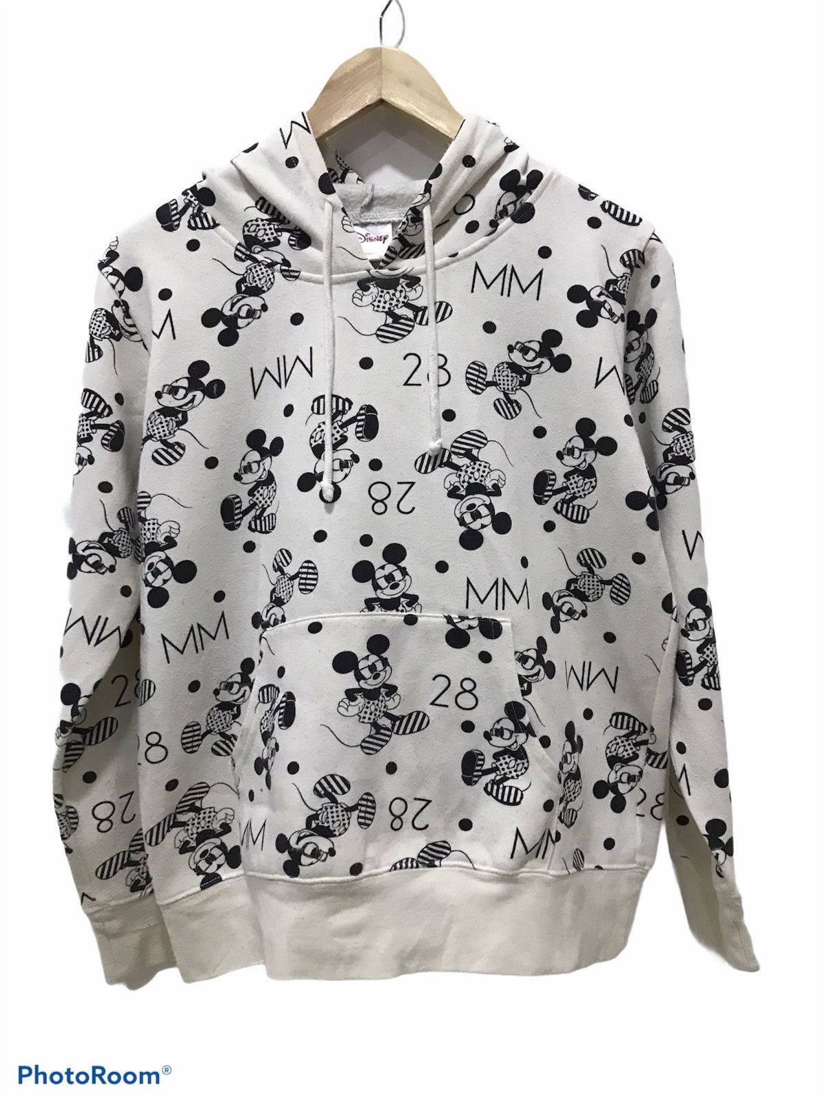 Disney Mickey Mouse overprint Logo Hooded sweatshirt Size US M / EU 48-50 / 2 - 1 Thumbnail