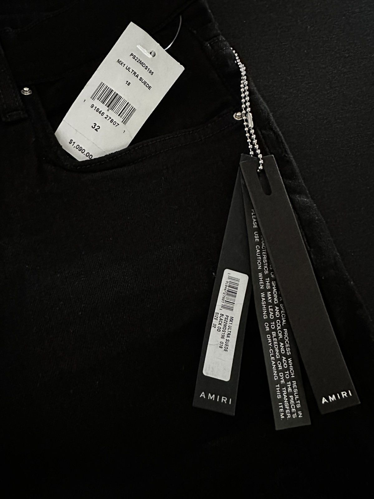 Amiri Amiri Ultra Suede MX1 Denim Jeans Size US 32 / EU 48 - 4 Thumbnail