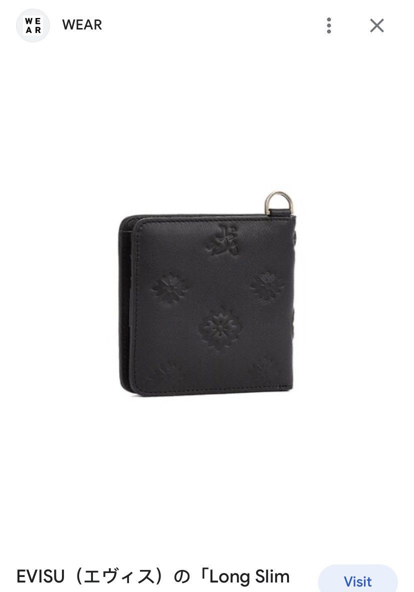 Evisu Rare Evisu Ht Leather Wallet Monogram Size ONE SIZE - 9 Thumbnail