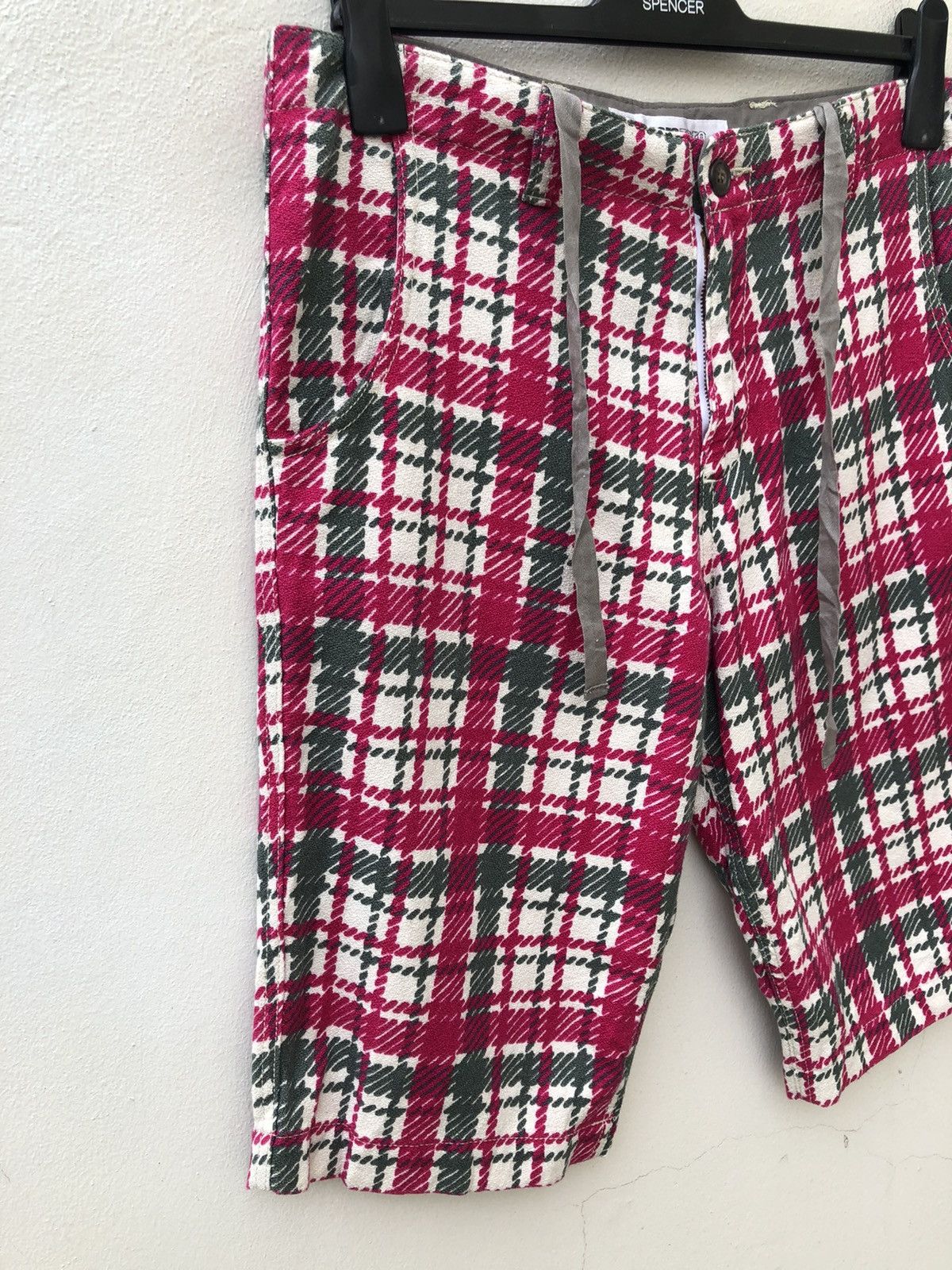 Vintage Numero Zero Japan Drawstring Waist Checks Short Pant Size US 32 / EU 48 - 7 Thumbnail