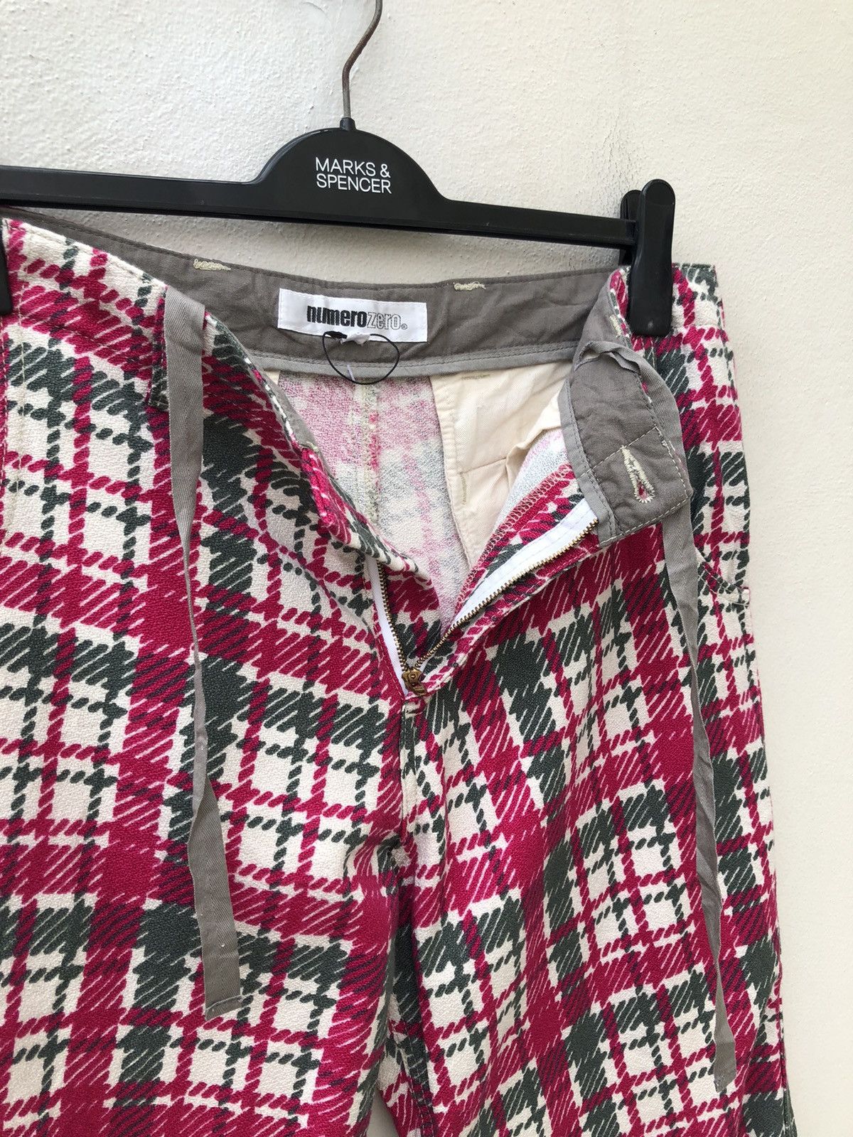 Vintage Numero Zero Japan Drawstring Waist Checks Short Pant Size US 32 / EU 48 - 11 Thumbnail