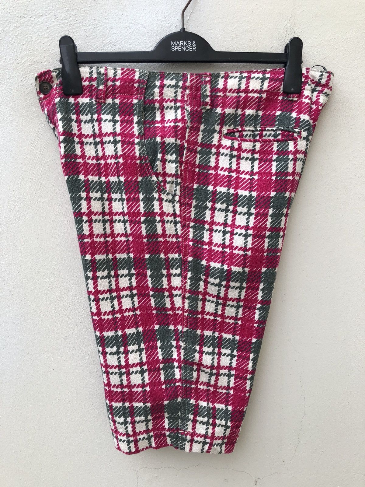 Vintage Numero Zero Japan Drawstring Waist Checks Short Pant Size US 32 / EU 48 - 15 Thumbnail