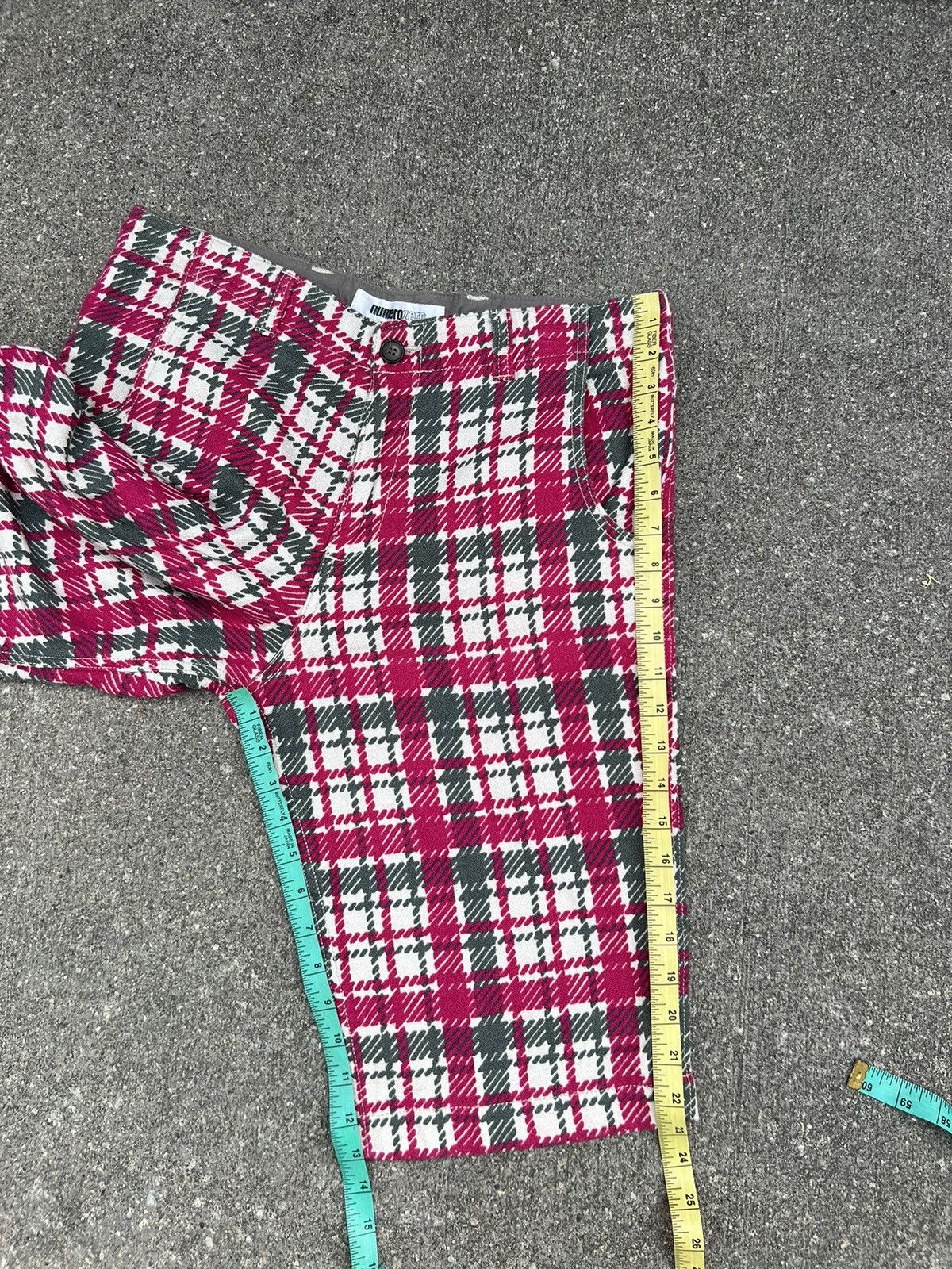 Vintage Numero Zero Japan Drawstring Waist Checks Short Pant Size US 32 / EU 48 - 4 Thumbnail