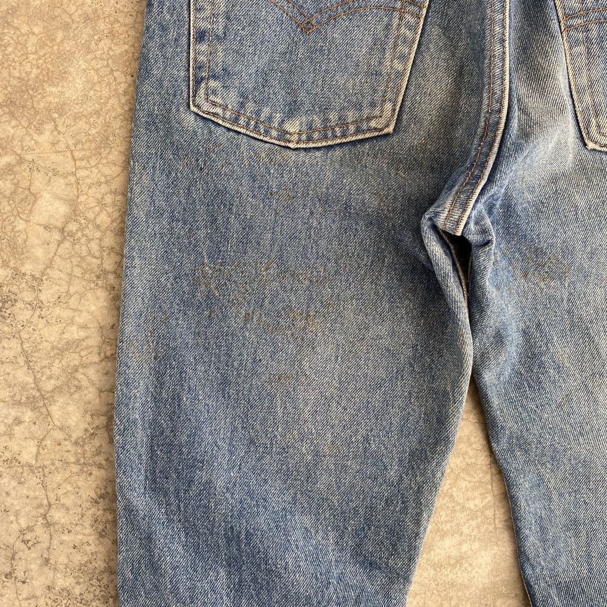 Levi's × Vintage Size 28x32 Vintage Levi's 517 Flared Dirty Denim Jeans Size US 28 / EU 44 - 17 Thumbnail