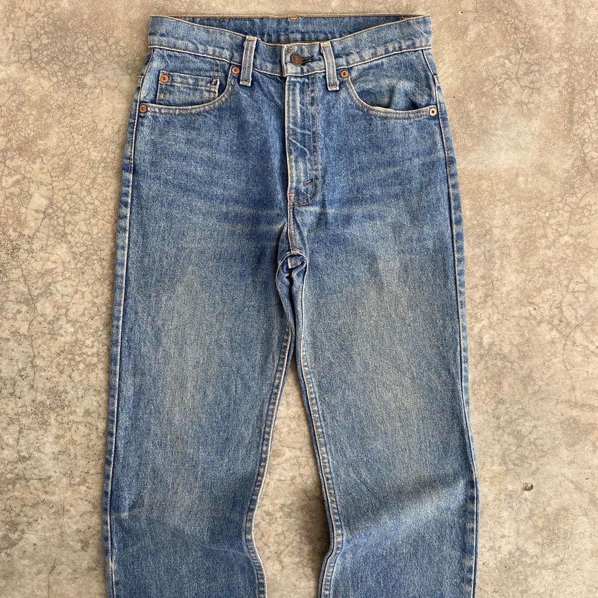 Levi's × Vintage Size 28x32 Vintage Levi's 517 Flared Dirty Denim Jeans Size US 28 / EU 44 - 2 Thumbnail