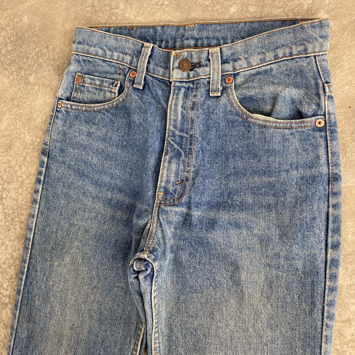 Levi's × Vintage Size 28x32 Vintage Levi's 517 Flared Dirty Denim Jeans Size US 28 / EU 44 - 9 Thumbnail