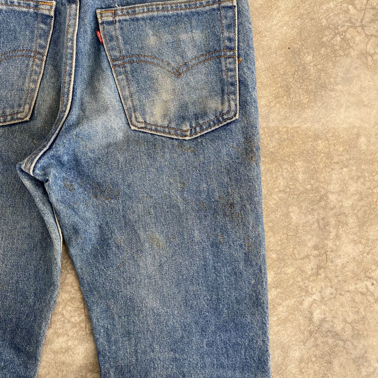 Levi's × Vintage Size 28x32 Vintage Levi's 517 Flared Dirty Denim Jeans Size US 28 / EU 44 - 18 Thumbnail