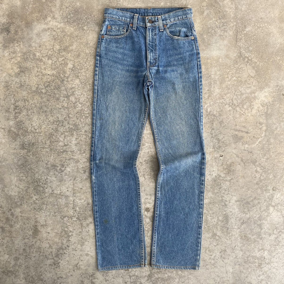 Levi's × Vintage Size 28x32 Vintage Levi's 517 Flared Dirty Denim Jeans Size US 28 / EU 44 - 1 Thumbnail