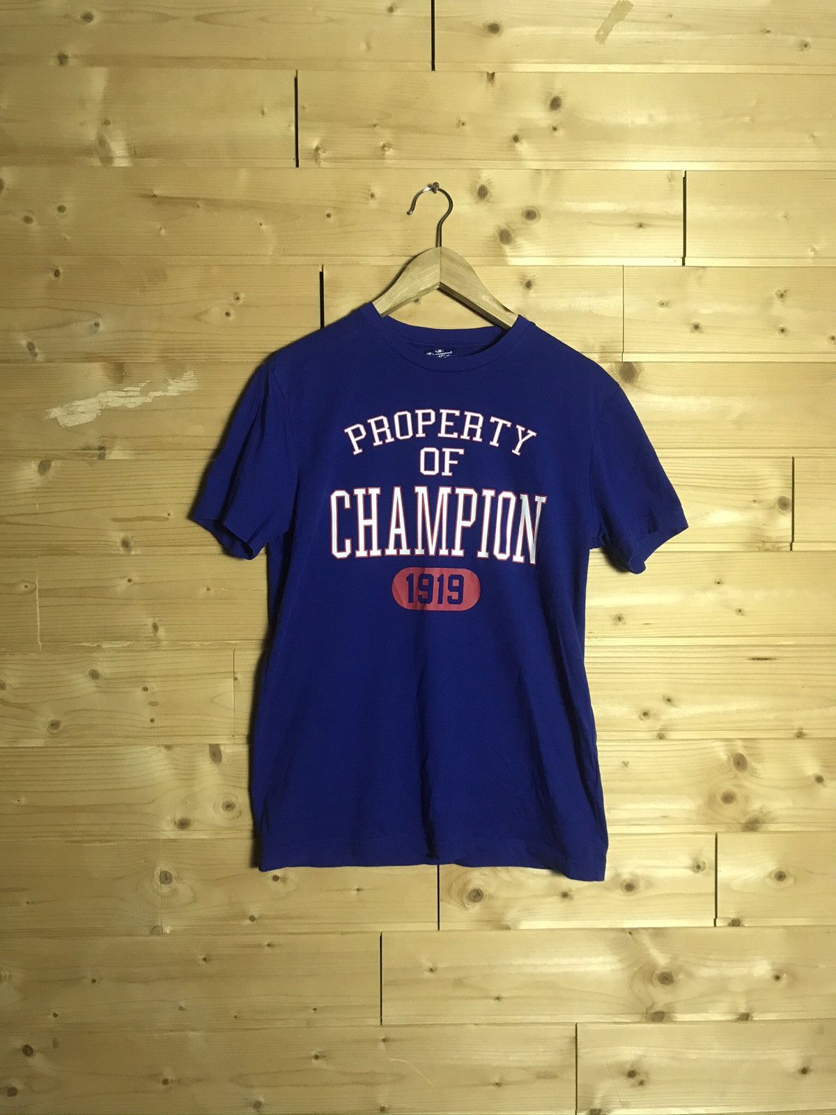 Champion Vintage Champion big logo t-shirt Size US S / EU 44-46 / 1 - 1 Thumbnail