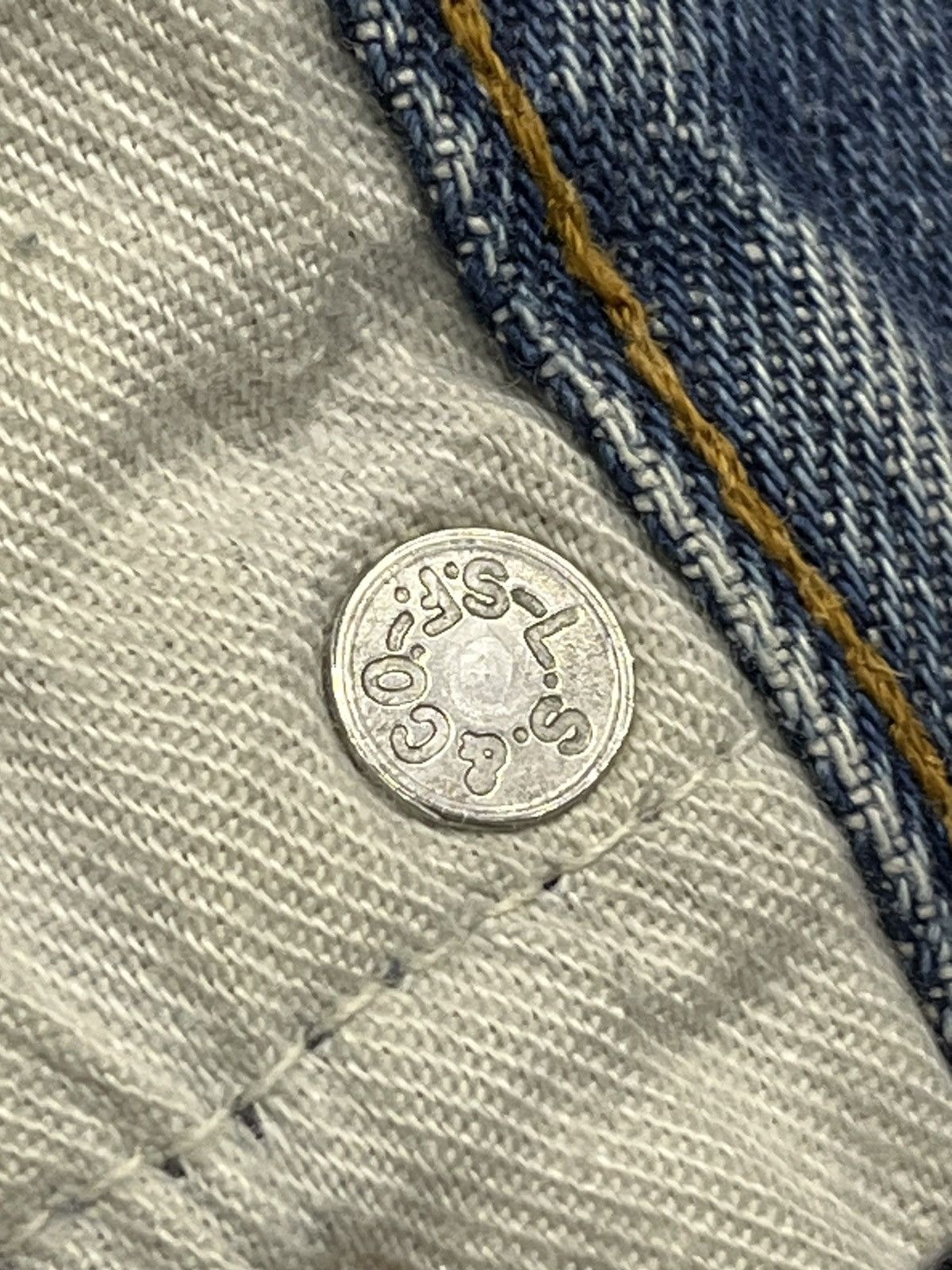 Levi's Made & Crafted Vtg Levi’s Thrashed Released Hem Custom Three Quarter Shorts Size US 30 / EU 46 - 19 Thumbnail