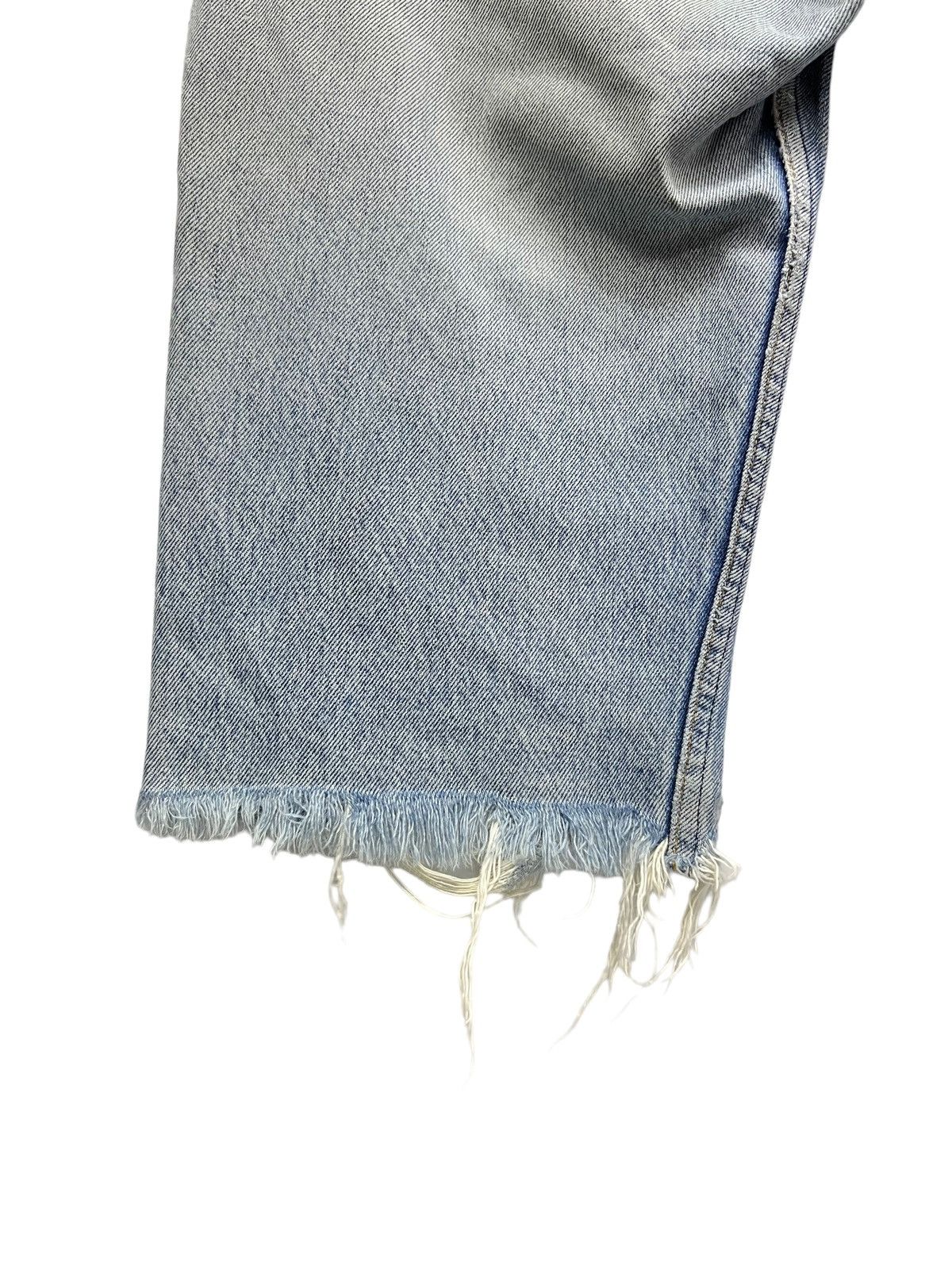Levi's Made & Crafted Vtg Levi’s Thrashed Released Hem Custom Three Quarter Shorts Size US 30 / EU 46 - 14 Thumbnail