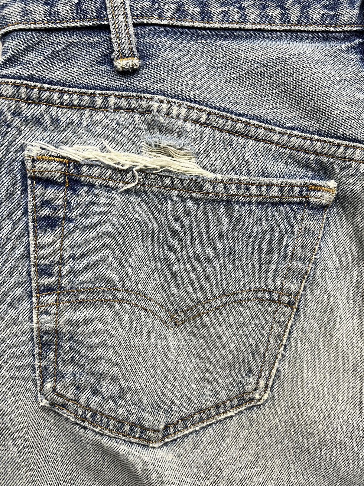 Levi's Made & Crafted Vtg Levi’s Thrashed Released Hem Custom Three Quarter Shorts Size US 30 / EU 46 - 12 Thumbnail