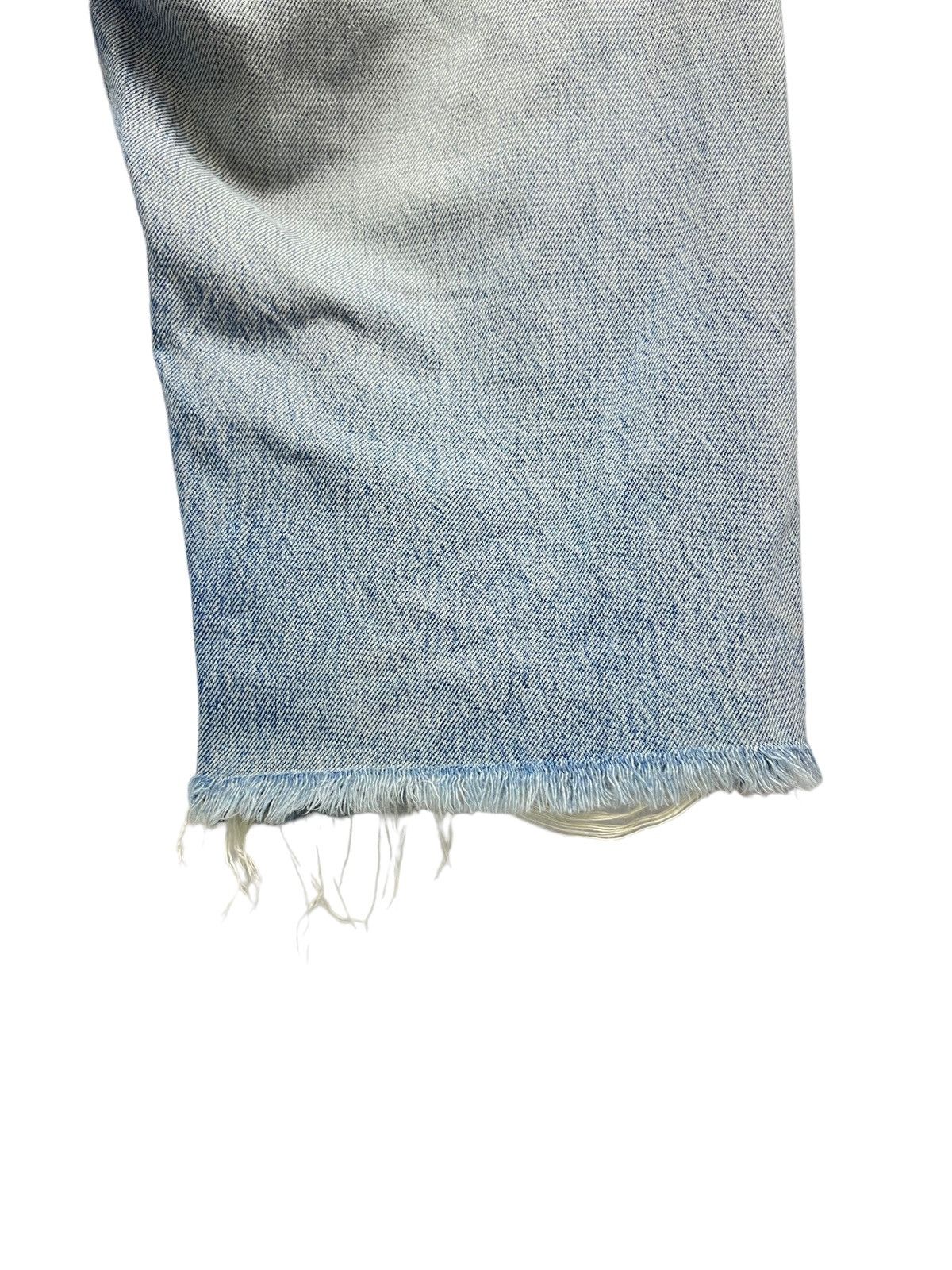 Levi's Made & Crafted Vtg Levi’s Thrashed Released Hem Custom Three Quarter Shorts Size US 30 / EU 46 - 15 Thumbnail