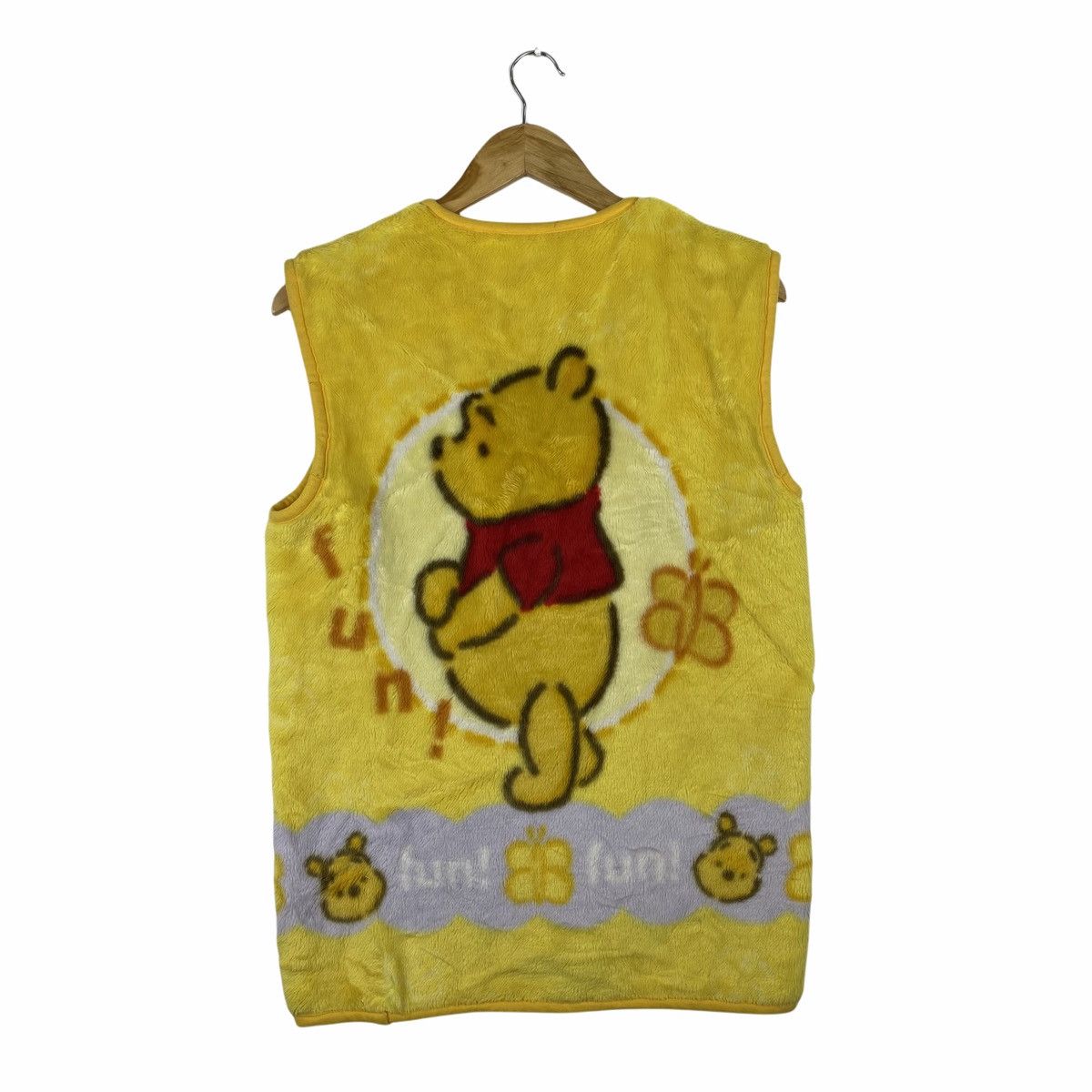 Disney × Vintage VINTAGE WINNIE THE POOH DISNEY CARTOON FLEECE VESTS TANKS Size US S / EU 44-46 / 1 - 1 Thumbnail
