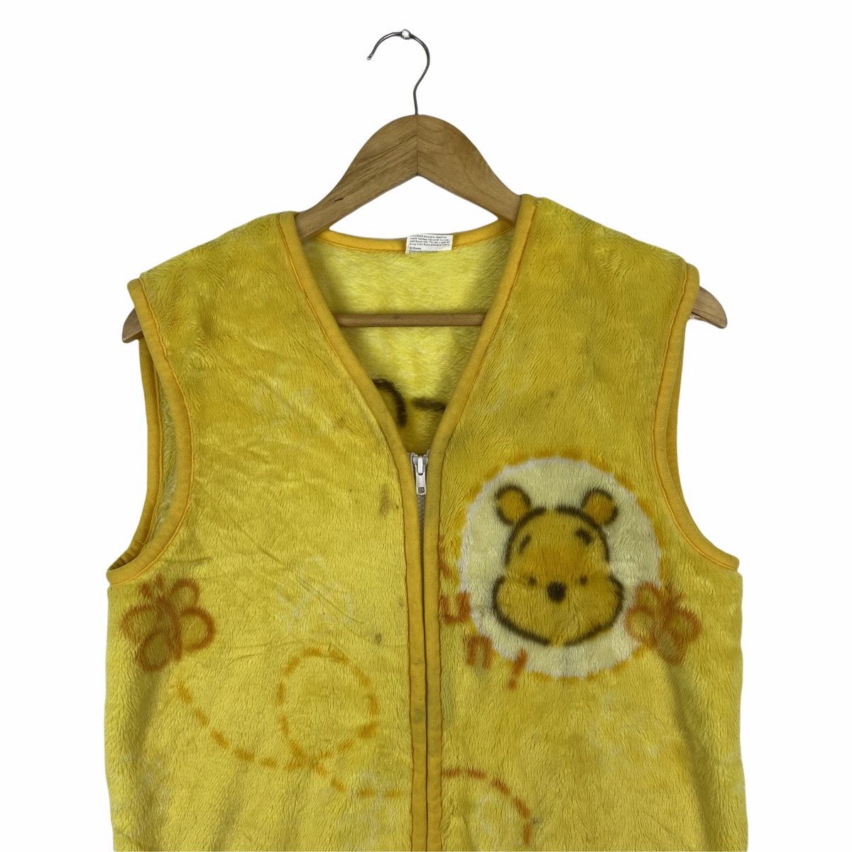 Disney × Vintage VINTAGE WINNIE THE POOH DISNEY CARTOON FLEECE VESTS TANKS Size US S / EU 44-46 / 1 - 5 Thumbnail