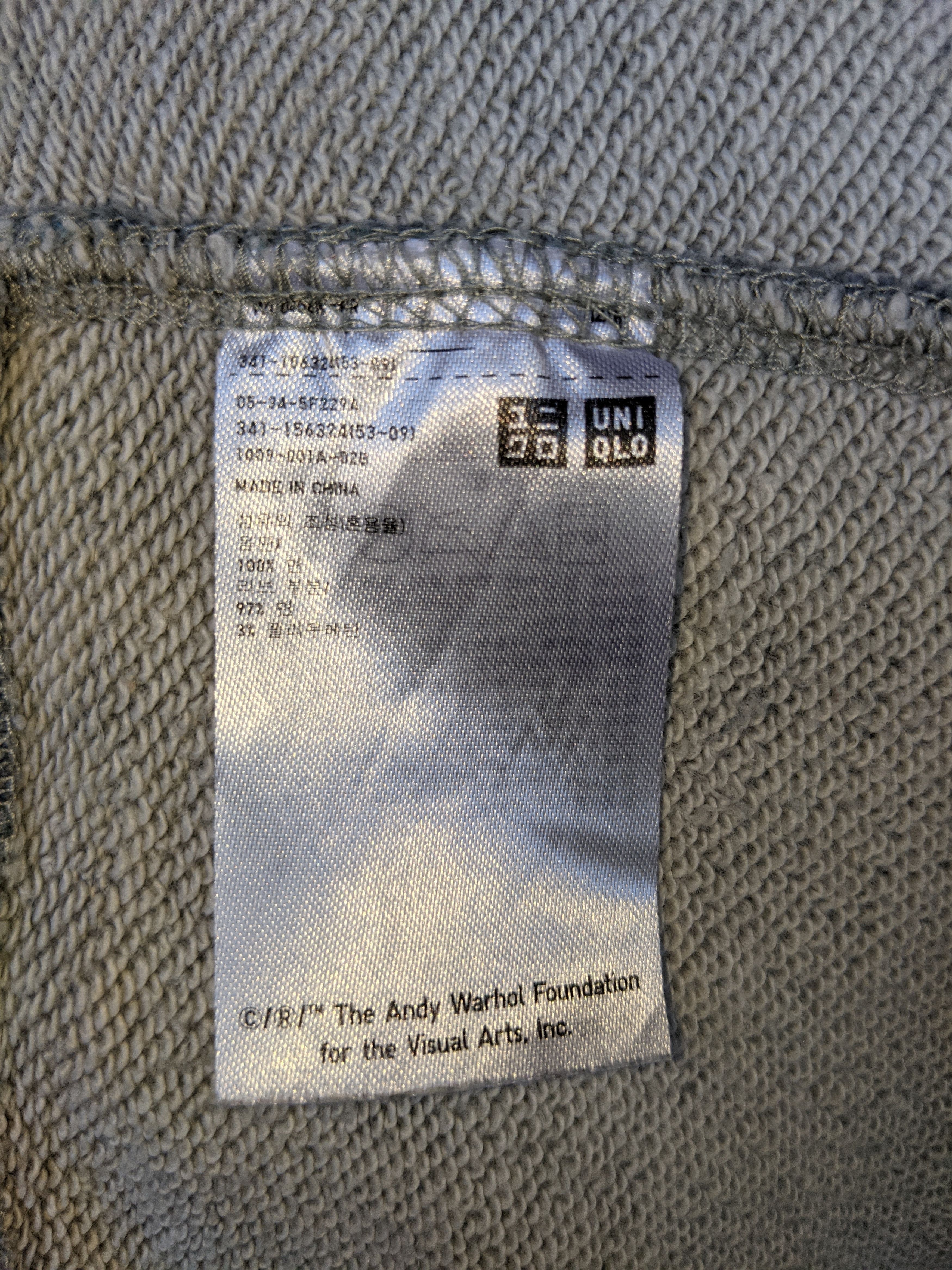 Andy Warhol Uniqlo x Andy Warhol Camo Hoodie/Size XL Size US XL / EU 56 / 4 - 5 Thumbnail