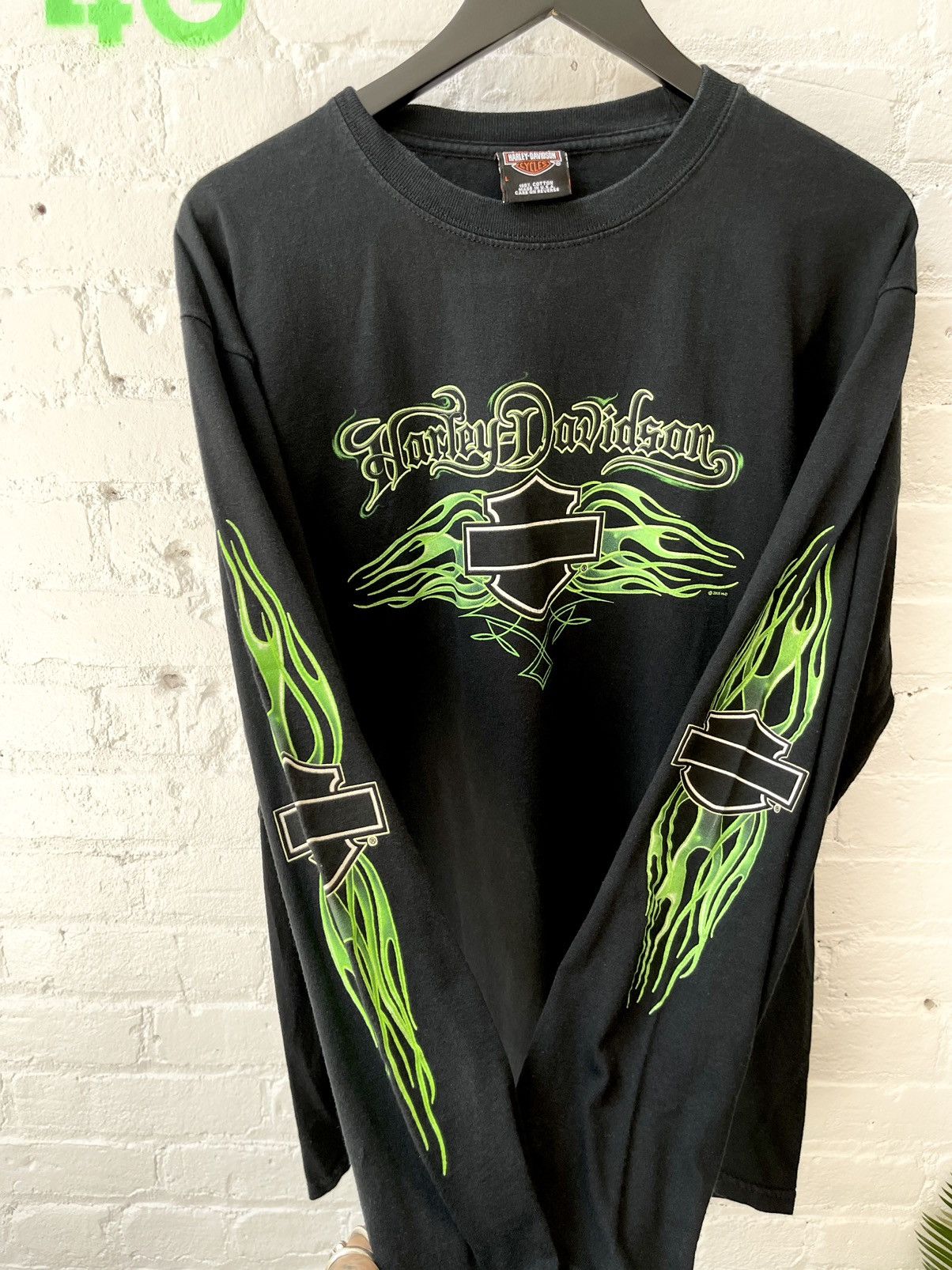 Harley Davidson × Vintage Vintage 4GSELLER HARLEY GREEN LIME