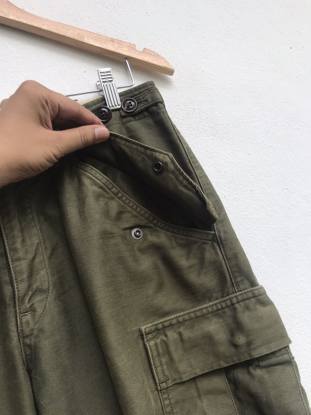 Japanese Brand Johnbull Kojima Genes Japan Bondage Punk Cargo Pants Size US 31 - 8 Thumbnail