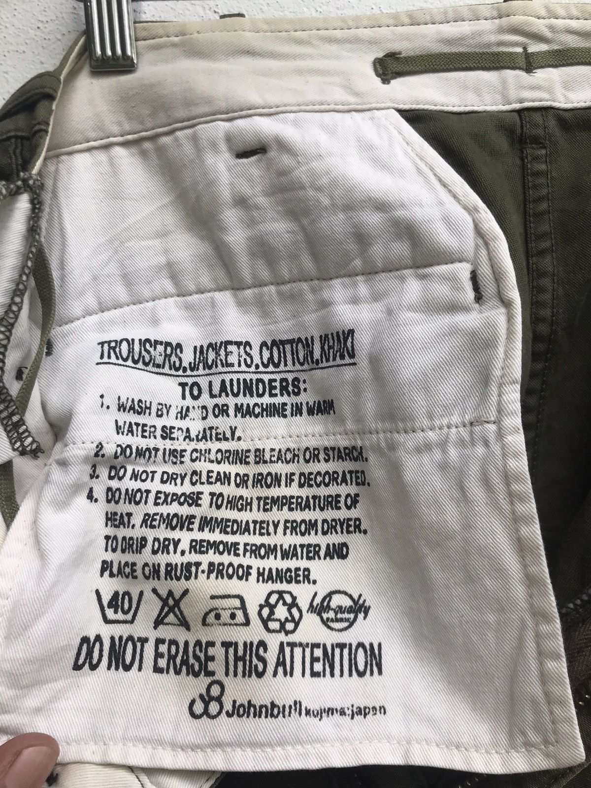 Japanese Brand Johnbull Kojima Genes Japan Bondage Punk Cargo Pants Size US 31 - 14 Thumbnail