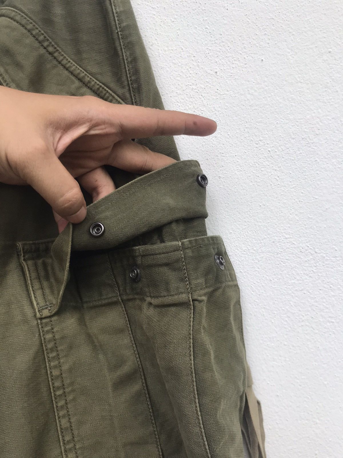 Japanese Brand Johnbull Kojima Genes Japan Bondage Punk Cargo Pants Size US 31 - 10 Thumbnail