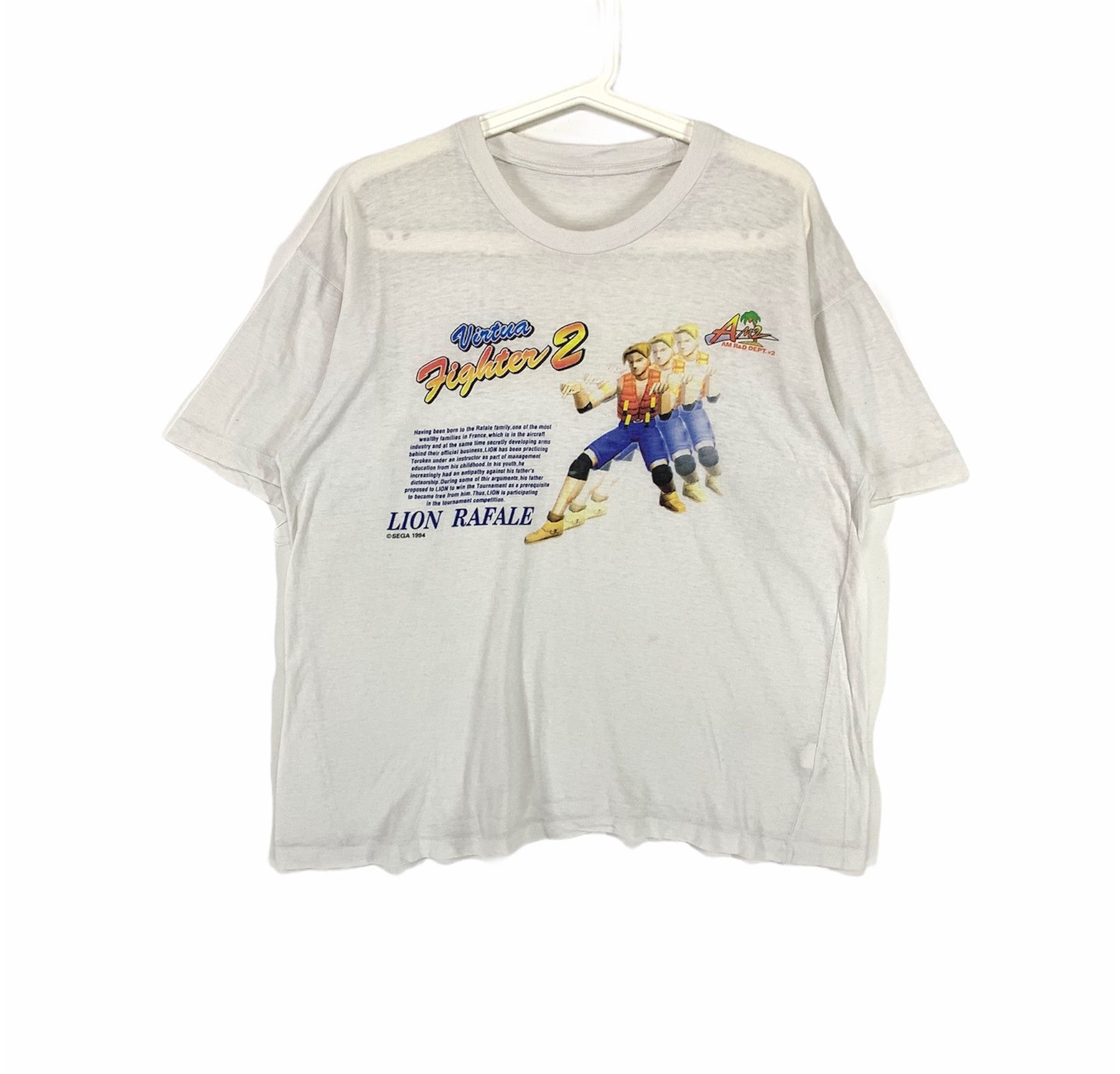 Microsoft × Playstation × Vintage Virtua fighter 2 lion rafale vintage 90s video game shirt Size US L / EU 52-54 / 3 - 1 Thumbnail