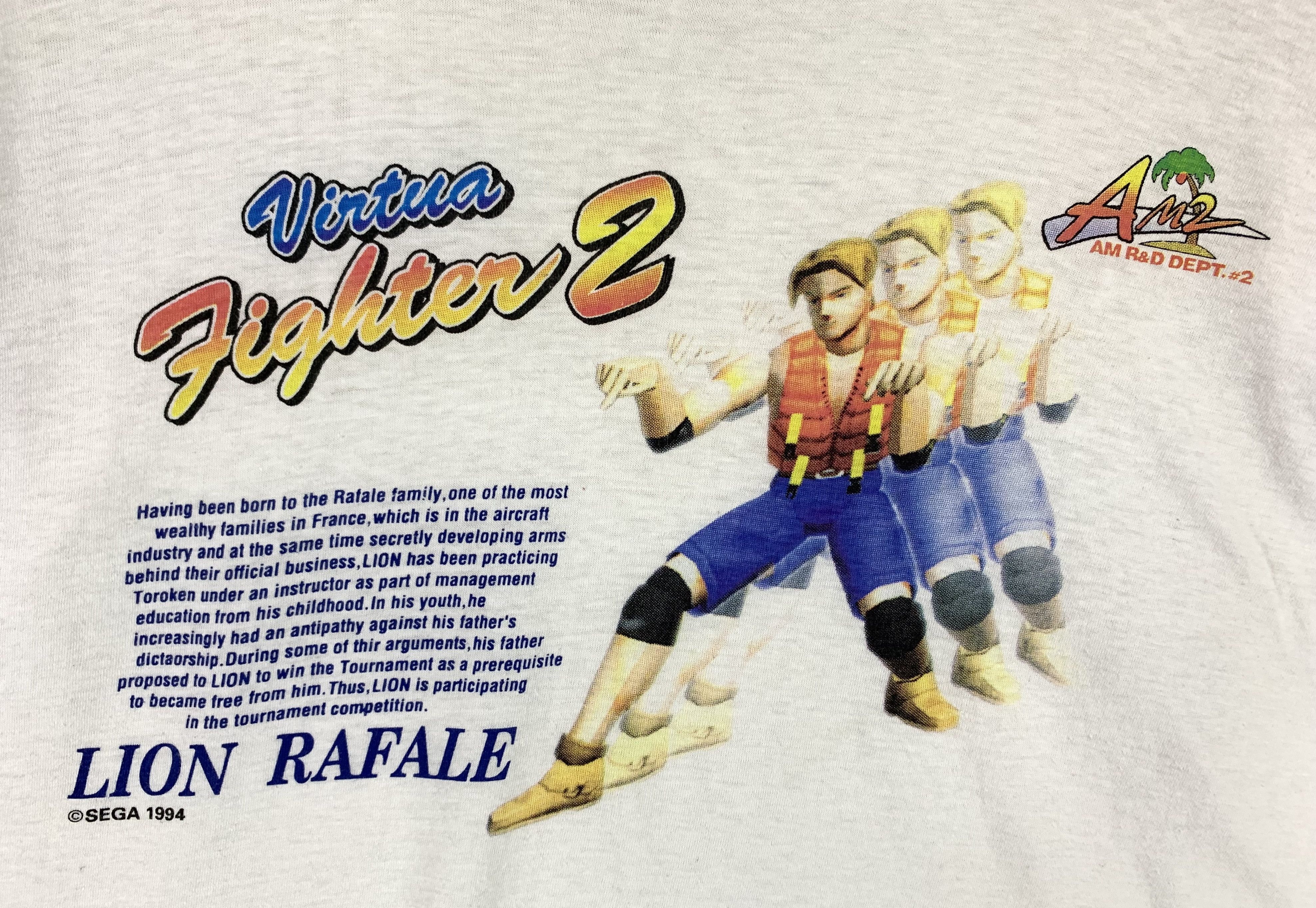 Microsoft × Playstation × Vintage Virtua fighter 2 lion rafale vintage 90s video game shirt Size US L / EU 52-54 / 3 - 4 Thumbnail