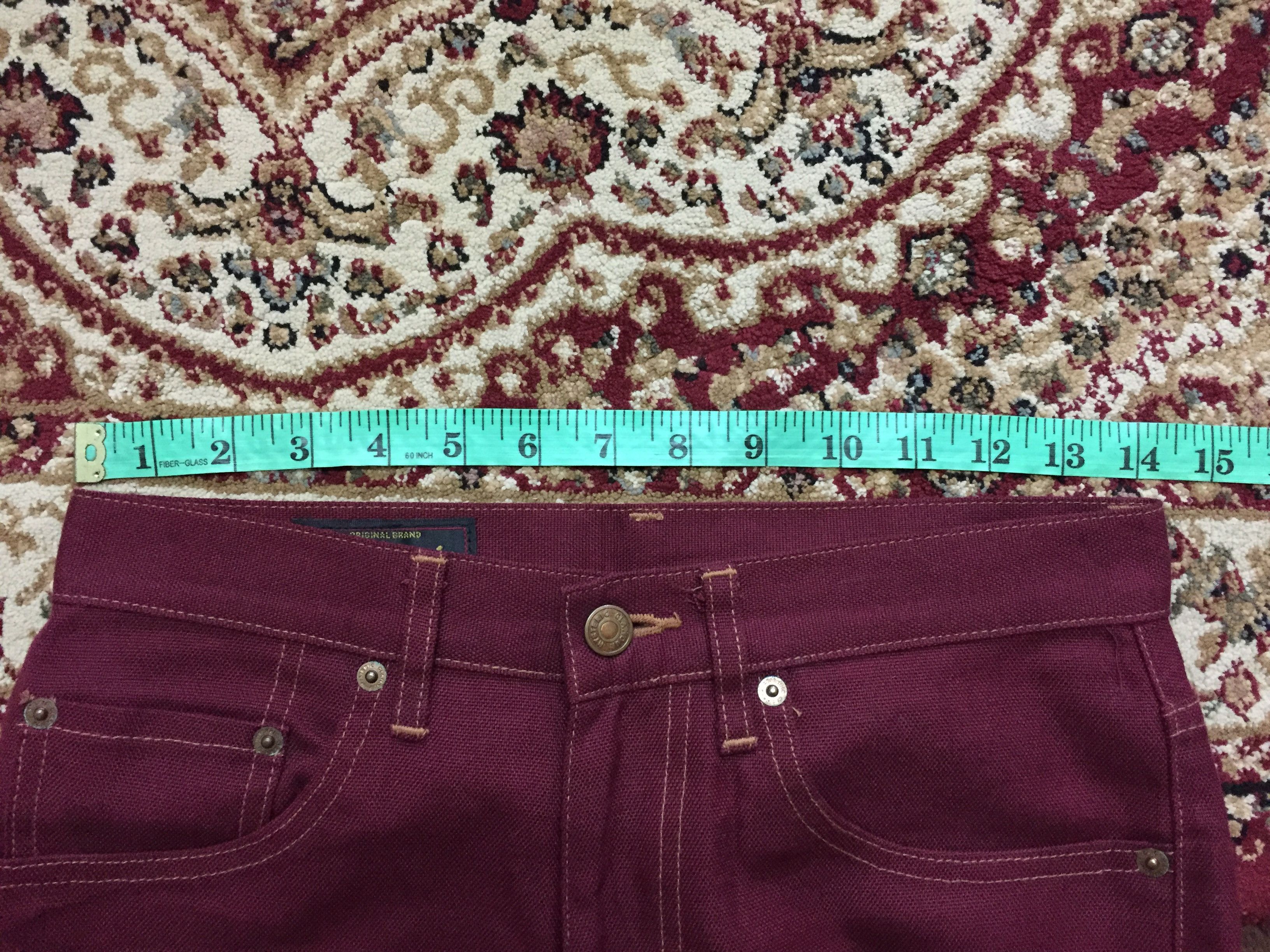 Hysteric Glamour sackcloth red classic pants Size US 28 / EU 44 - 11 Thumbnail