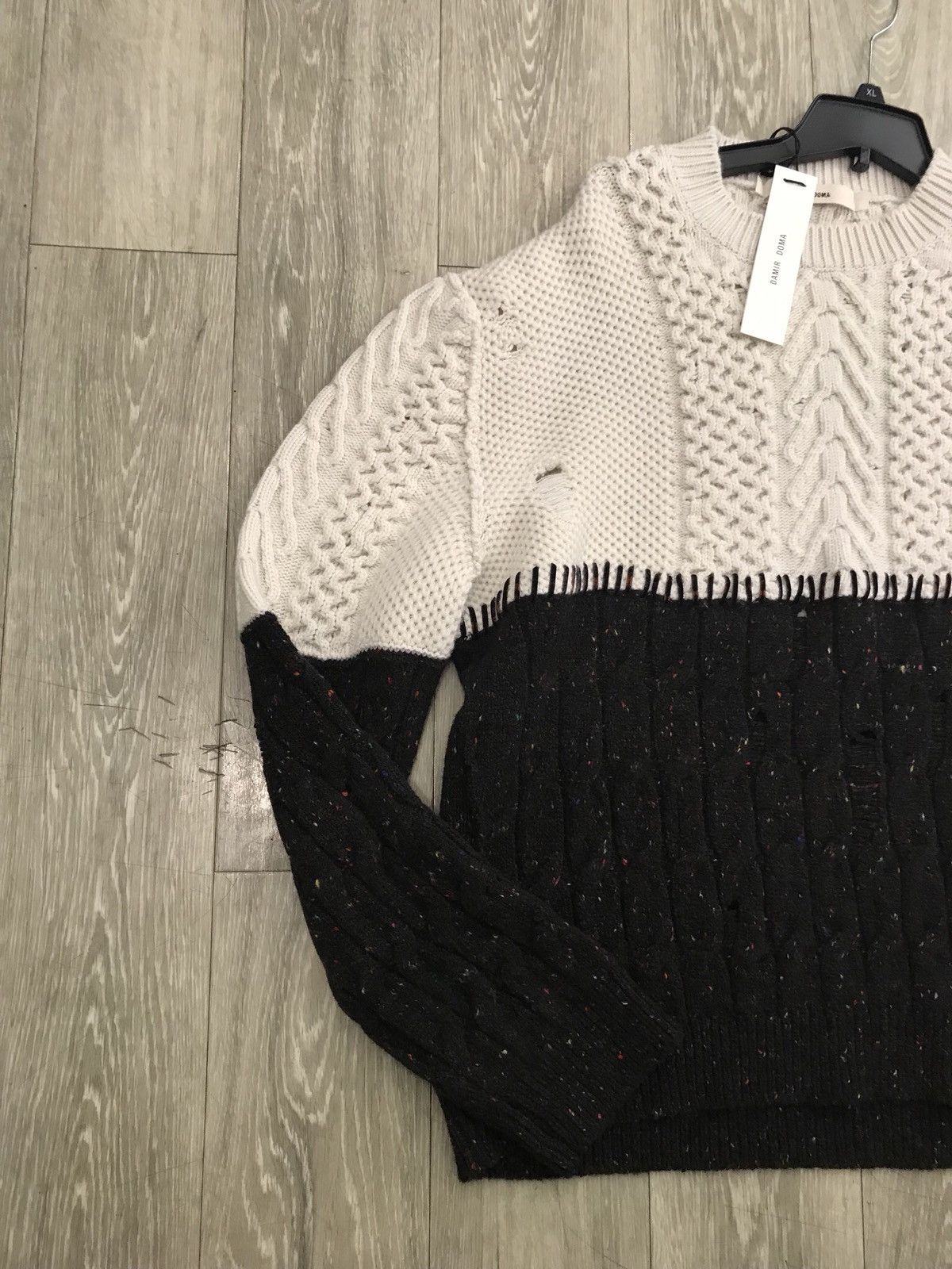 Damir Doma “Kaler” Knit In Bone & Night Size US M / EU 48-50 / 2 - 2 Thumbnail