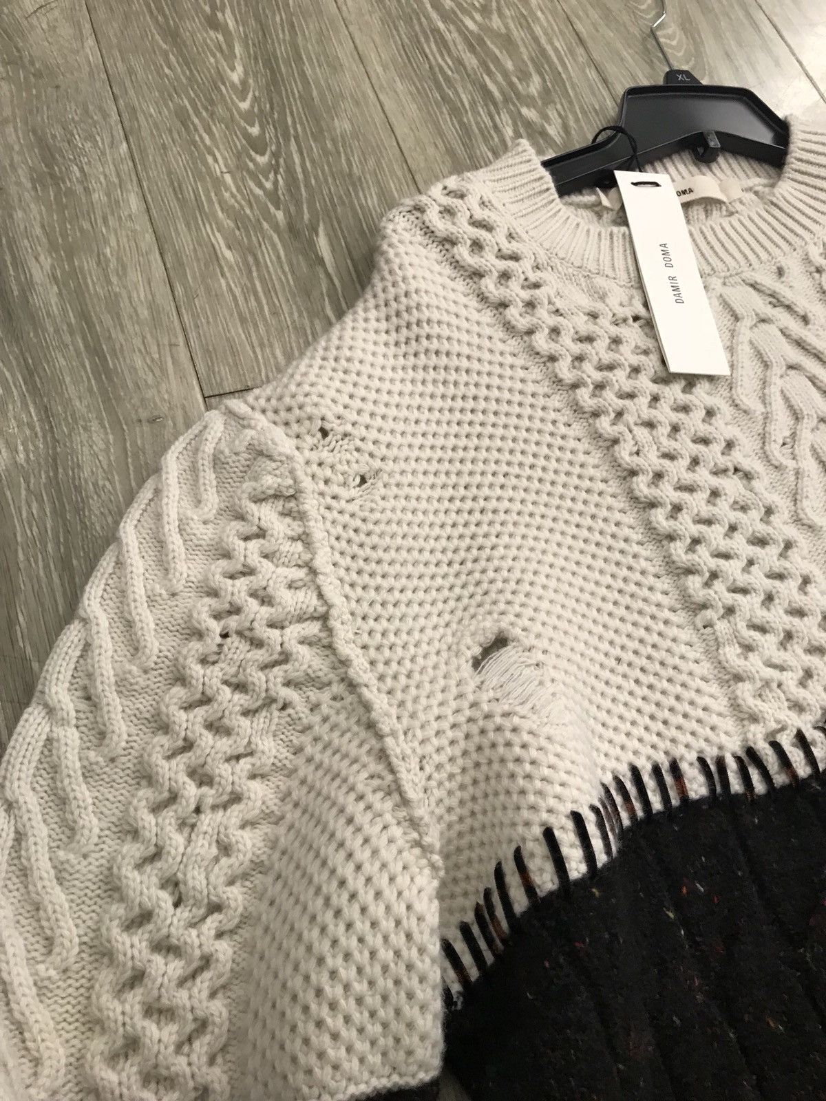 Damir Doma “Kaler” Knit In Bone & Night Size US M / EU 48-50 / 2 - 4 Thumbnail
