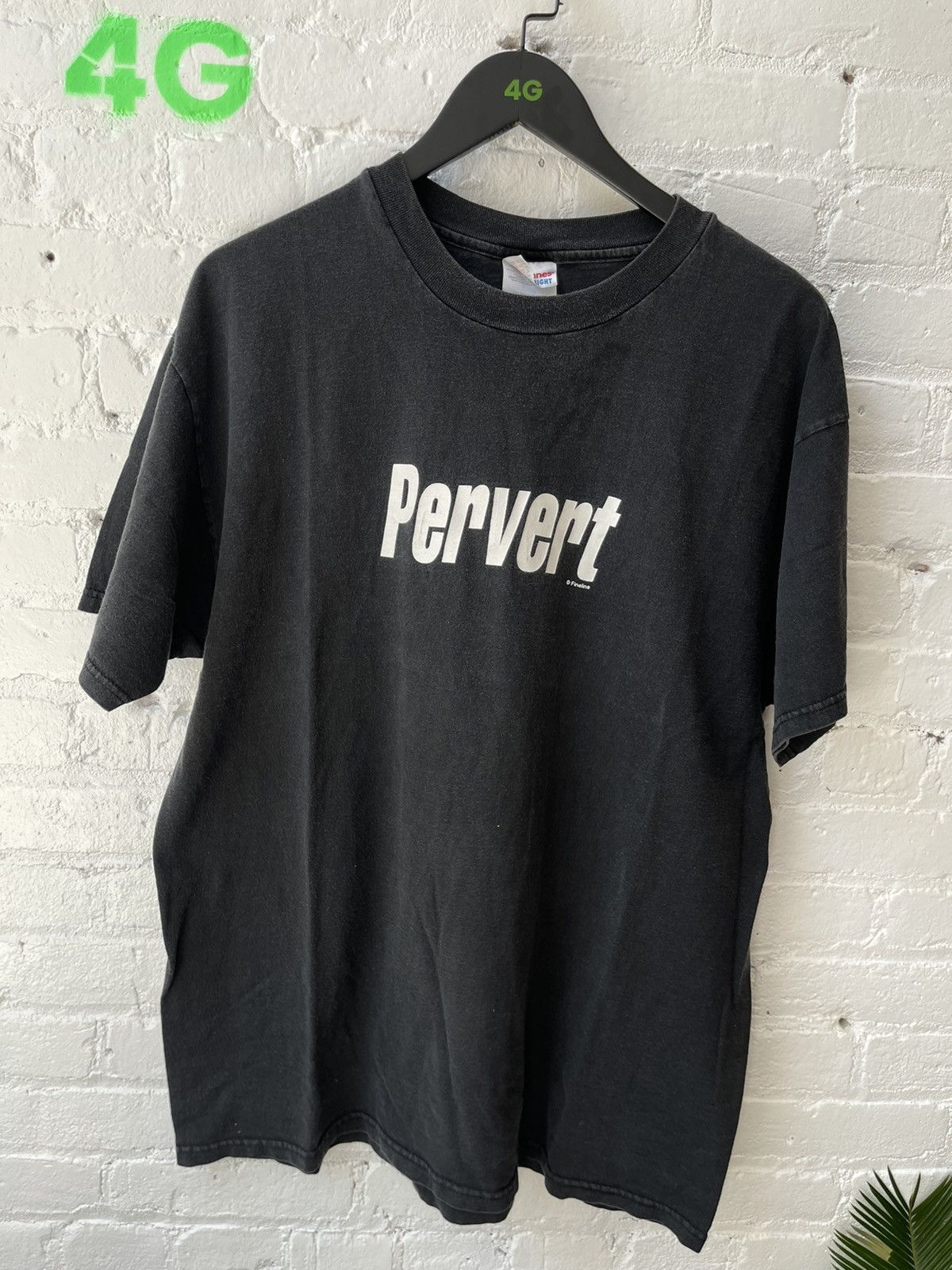 image of Vintage Pervert Pornstar Sex Xxx Shirt in Black, Men's (Size XL)